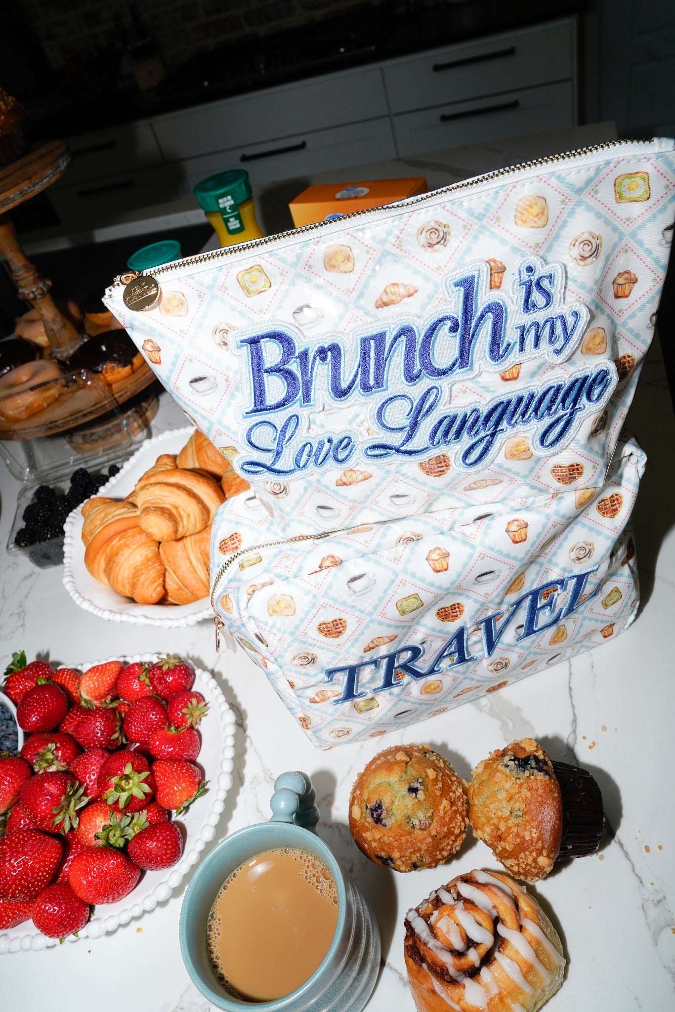 KenzKustomz Brunch is my Love Language - Clear Coat Bag