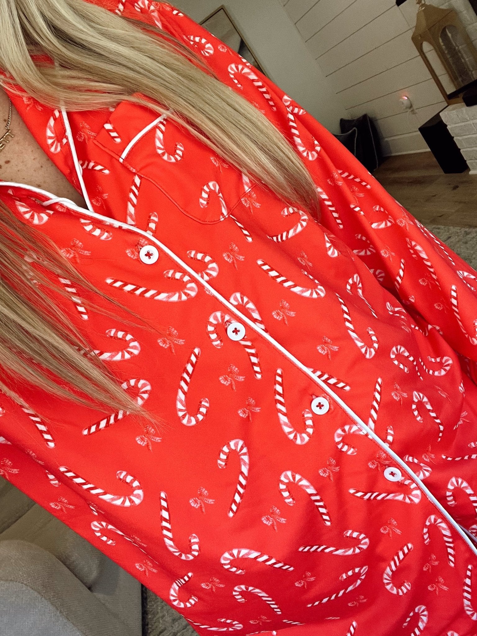 KenzKustomz Candy Cane Pajama Set