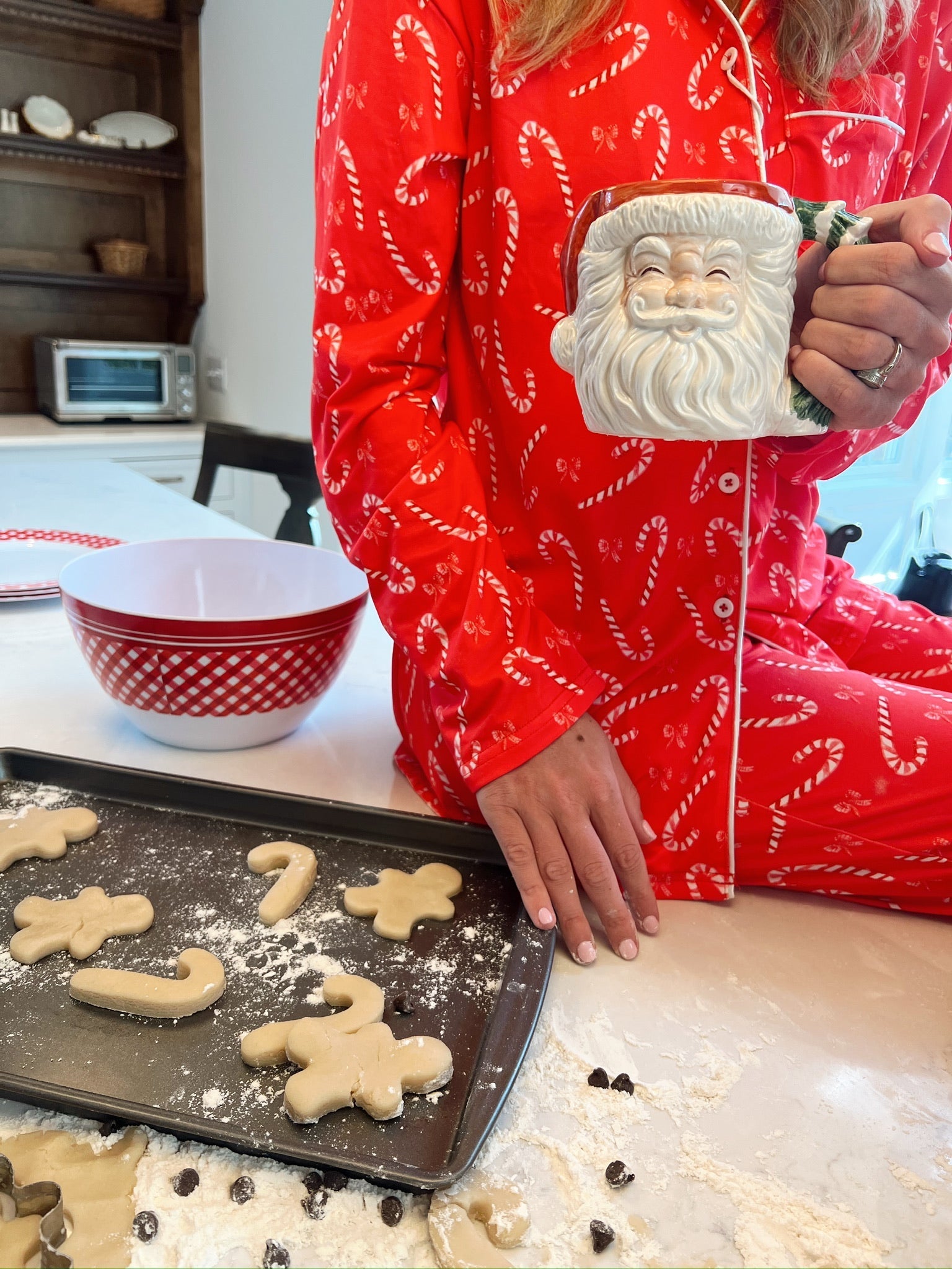 KenzKustomz Candy Cane Pajama Set