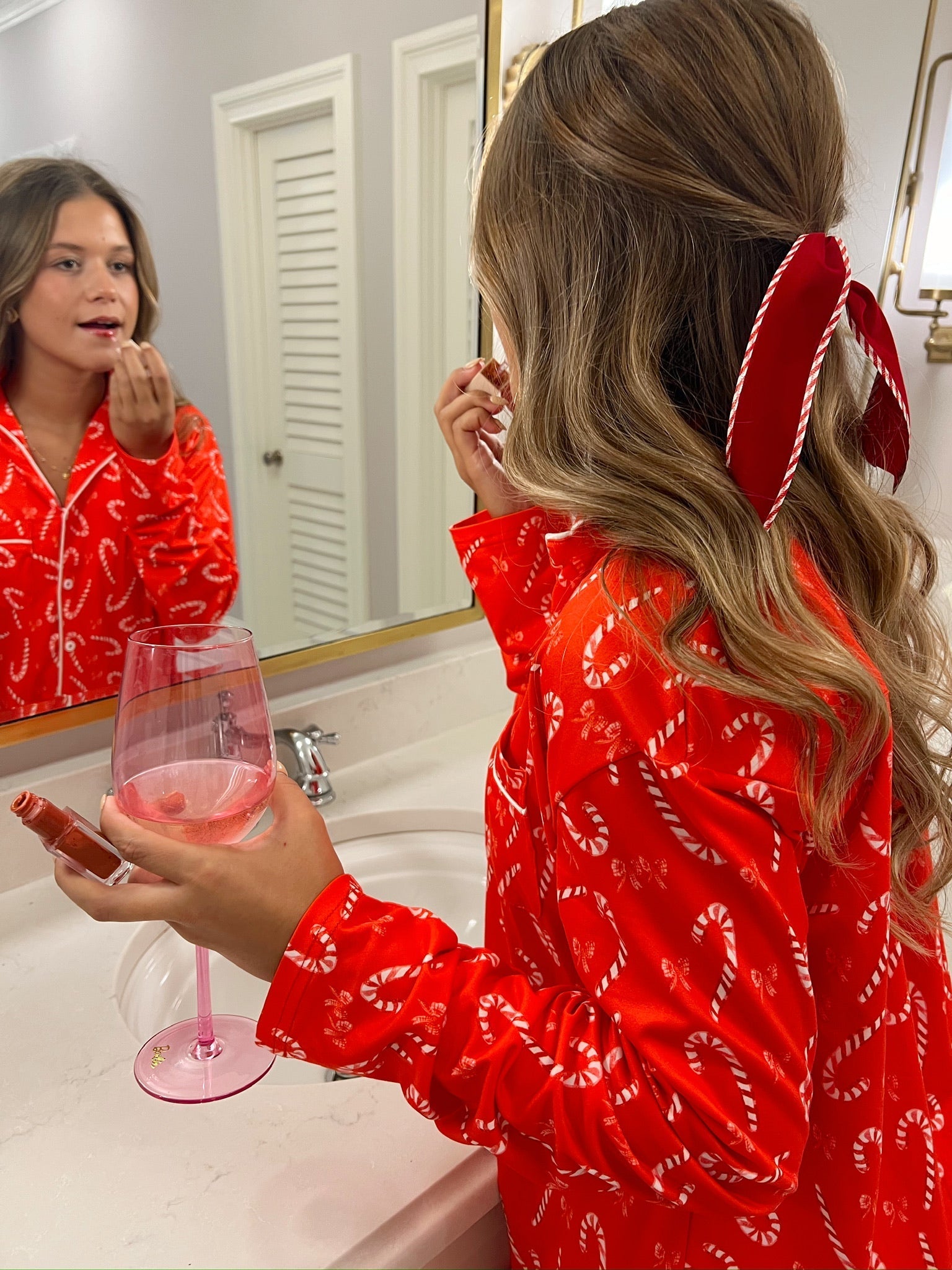 KenzKustomz Candy Cane Pajama Set