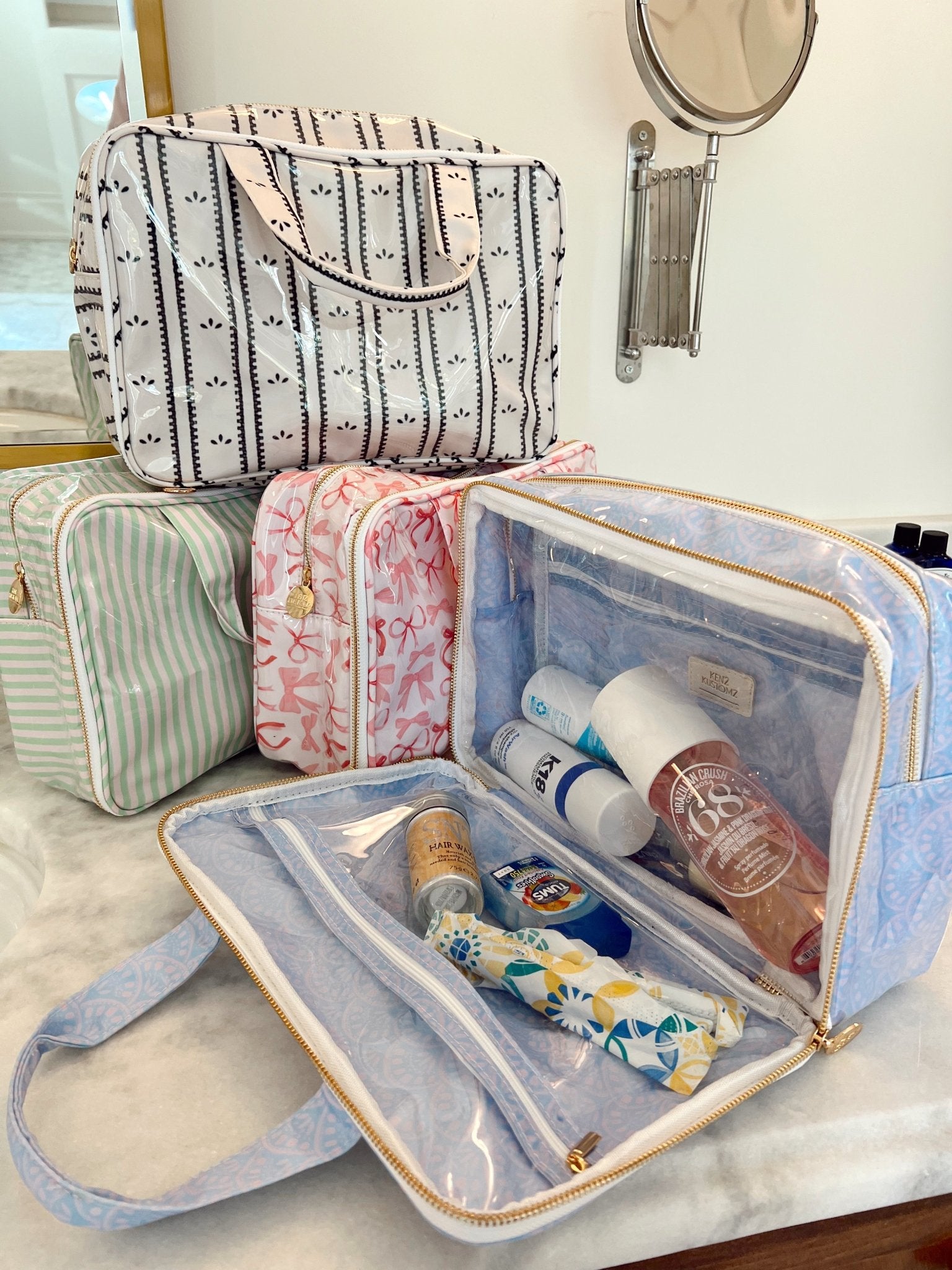 KenzKustomz Clear Coat Toiletry Case