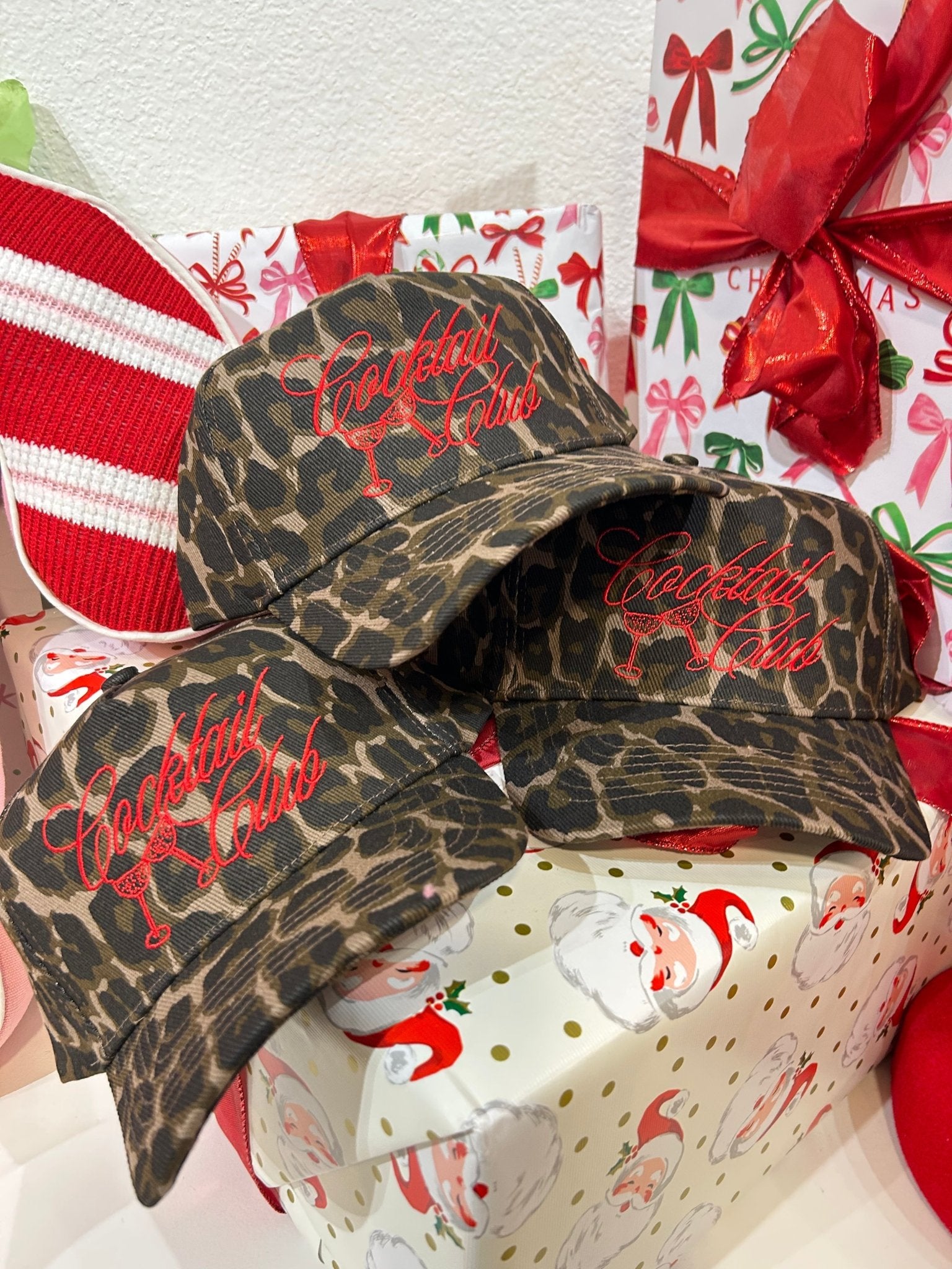 KenzKustomz Cocktail Club - Leopard Vintage Trucker Hat