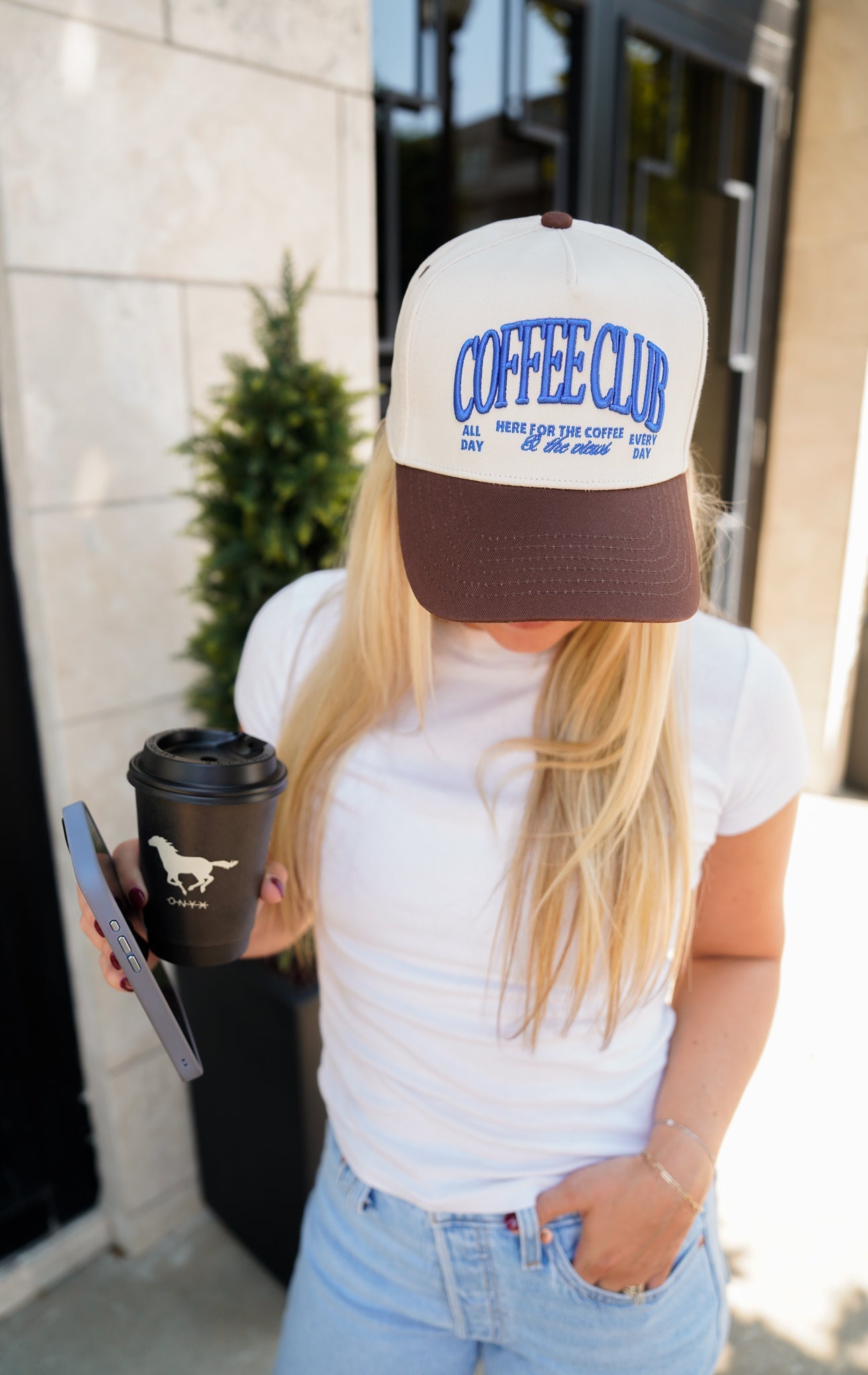 KenzKustomz Coffee Club - Brown Vintage Trucker Hat
