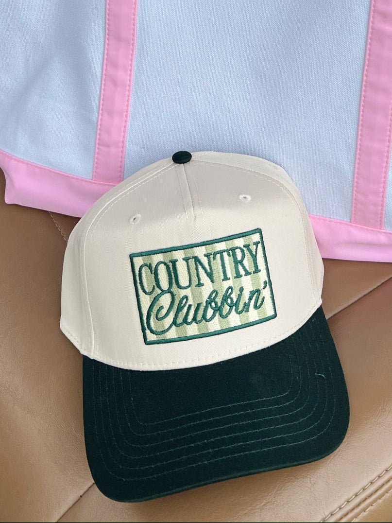 KenzKustomz Country Clubbin' - Green Vintage Trucker Hat