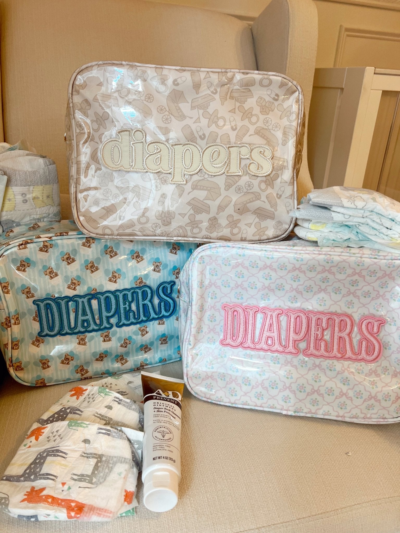 KenzKustomz Diapers XL - Clear Coat Bag