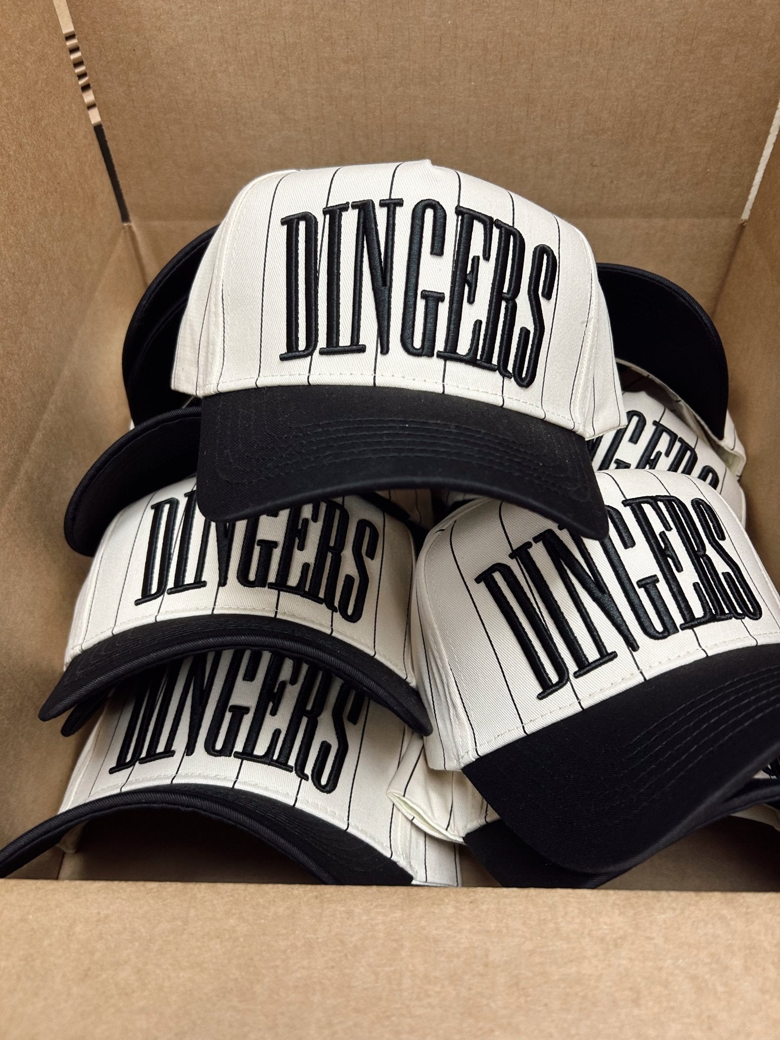 KenzKustomz Dingers - Stripe Vintage Trucker Hat