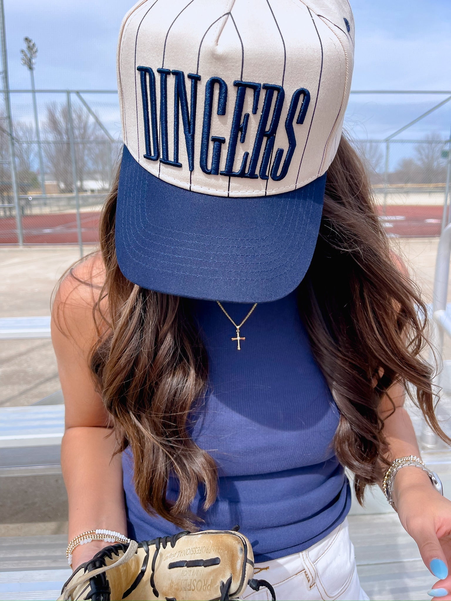 KenzKustomz Dingers - Stripe Vintage Trucker Hat