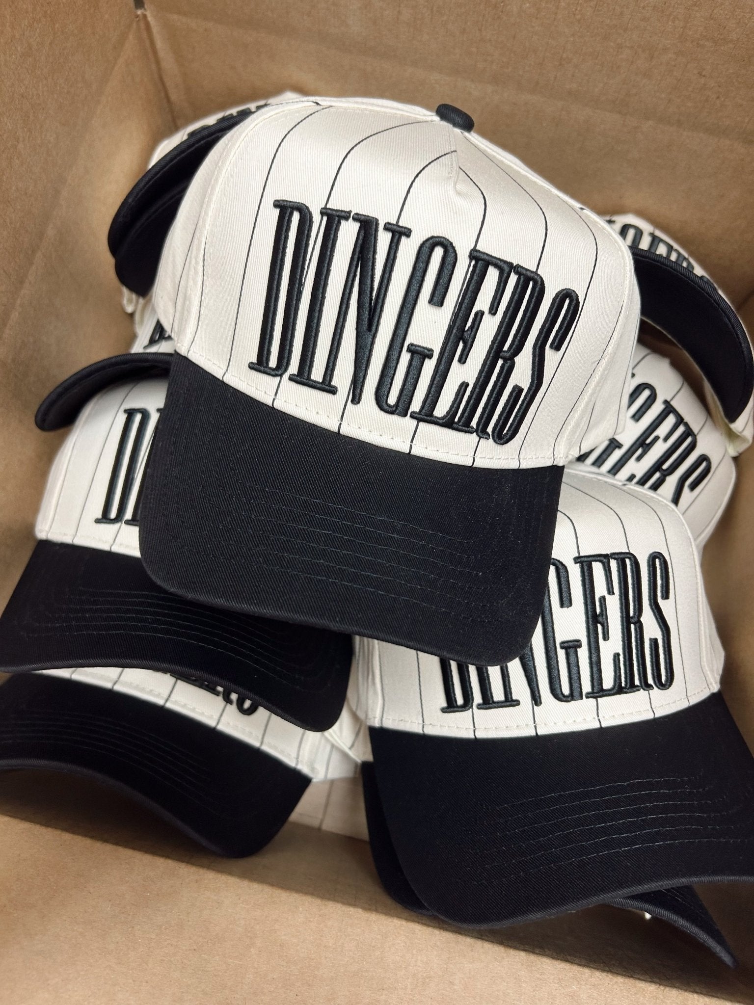 KenzKustomz Dingers - Stripe Vintage Trucker Hat