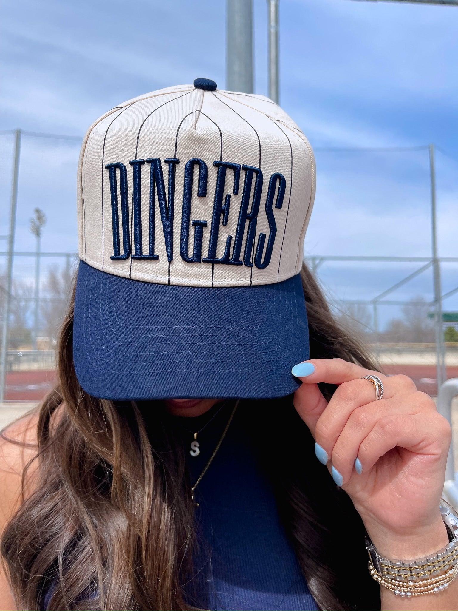 KenzKustomz Dingers - Stripe Vintage Trucker Hat