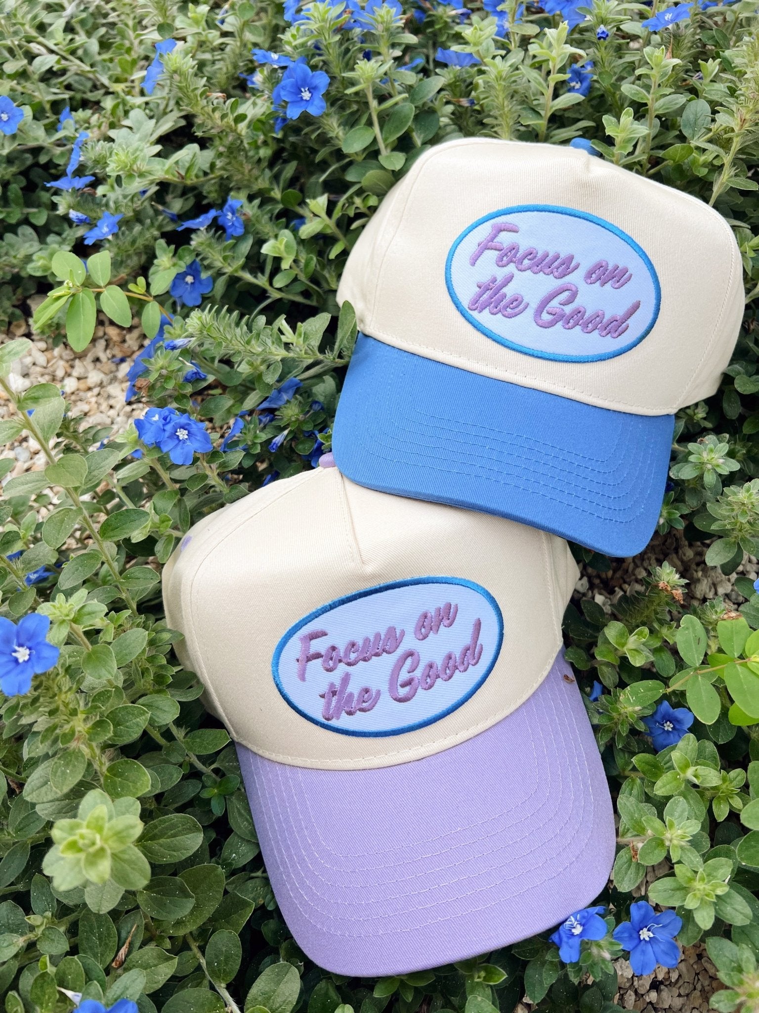 KenzKustomz Focus on the Good - Vintage Trucker Hat