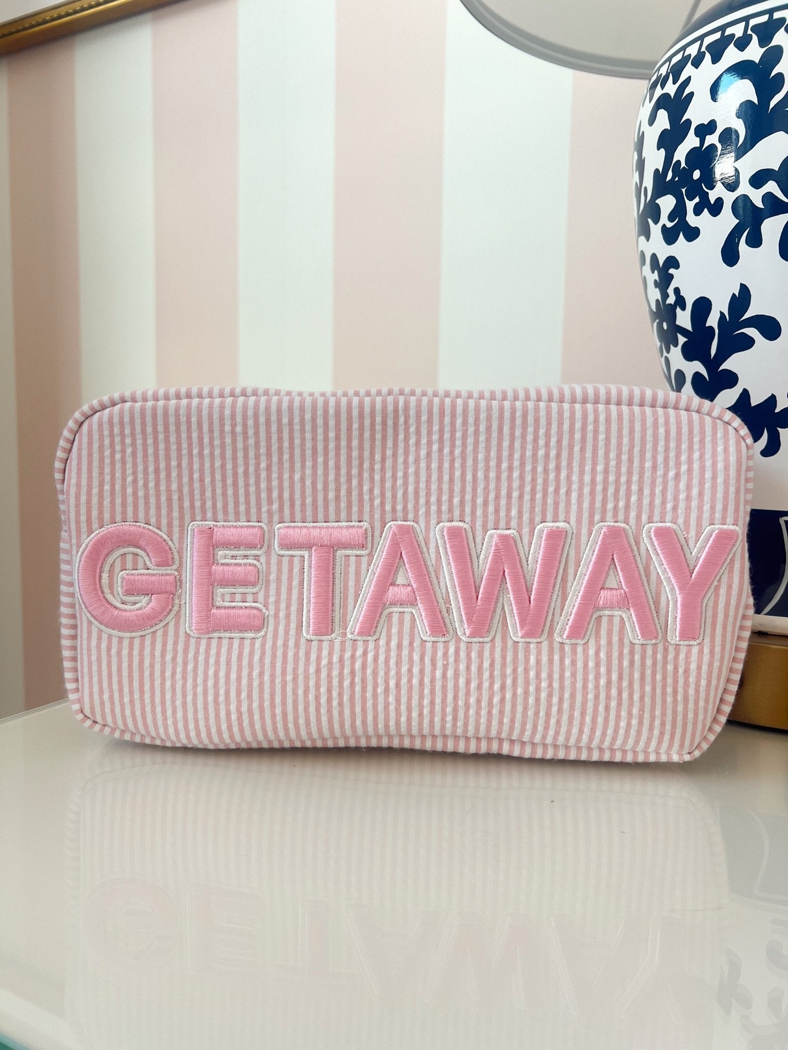 KenzKustomz Getaway Large - Pink Stripe