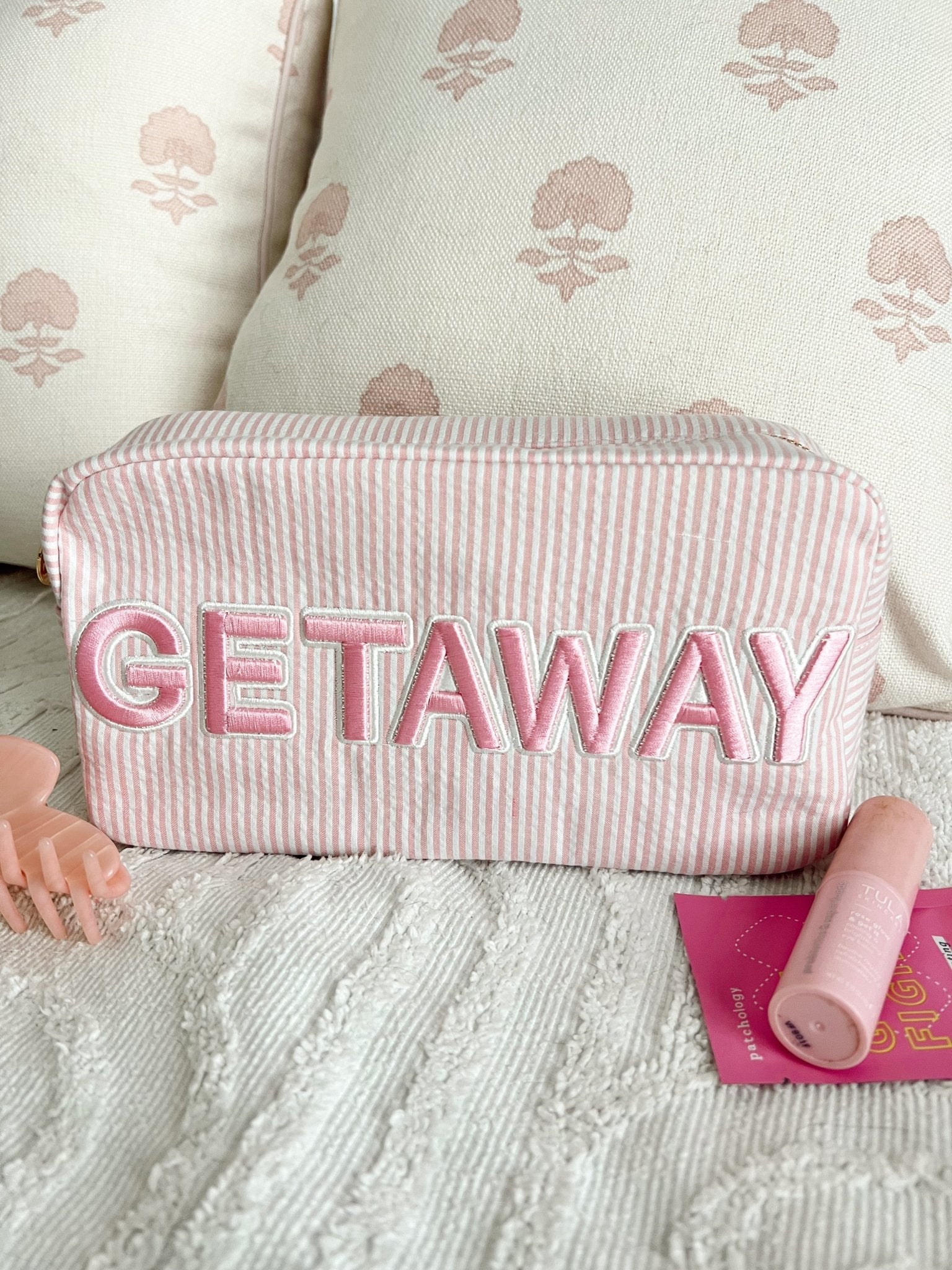 KenzKustomz Getaway Large - Pink Stripe