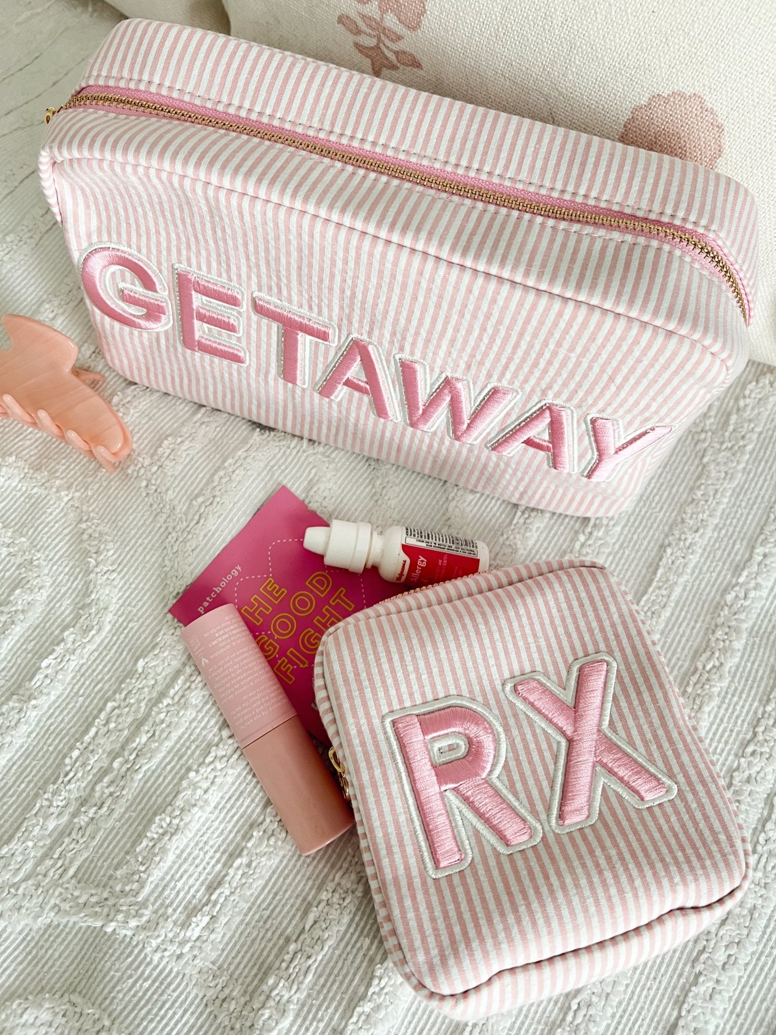 KenzKustomz Getaway Large - Pink Stripe