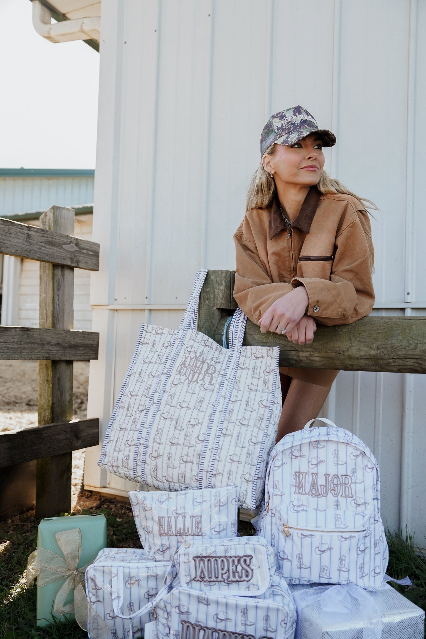 KenzKustomz He's Hunting - Camo Vintage Trucker Hat