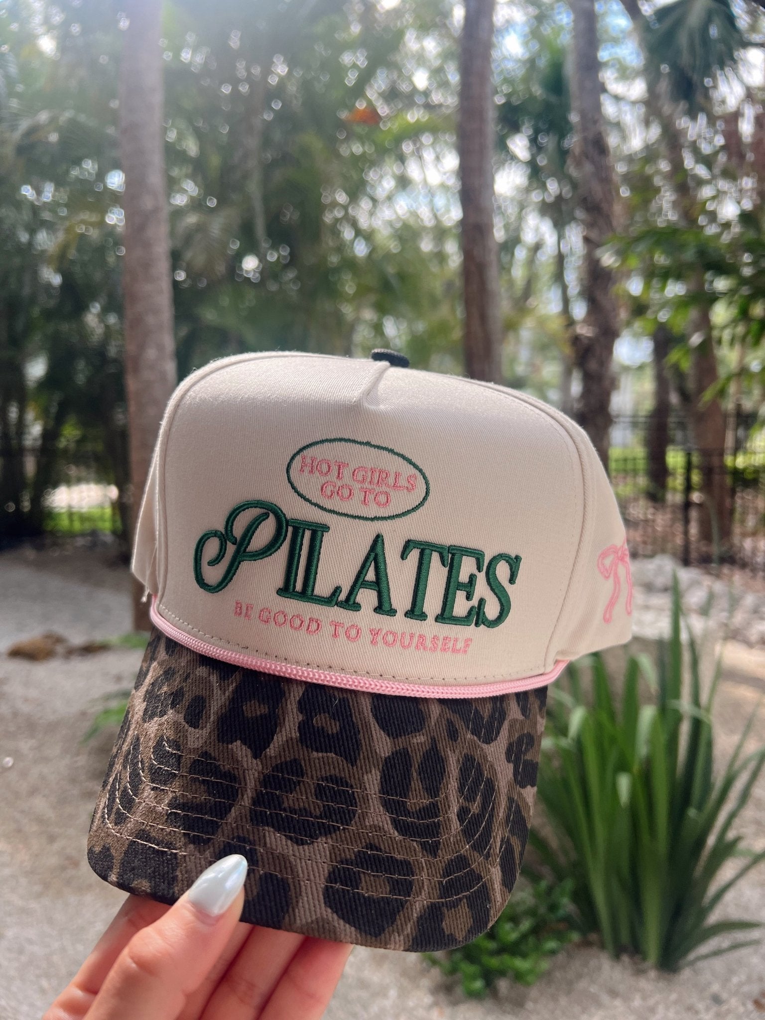KenzKustomz Hot Girls go to Pilates - Leopard Vintage Hat