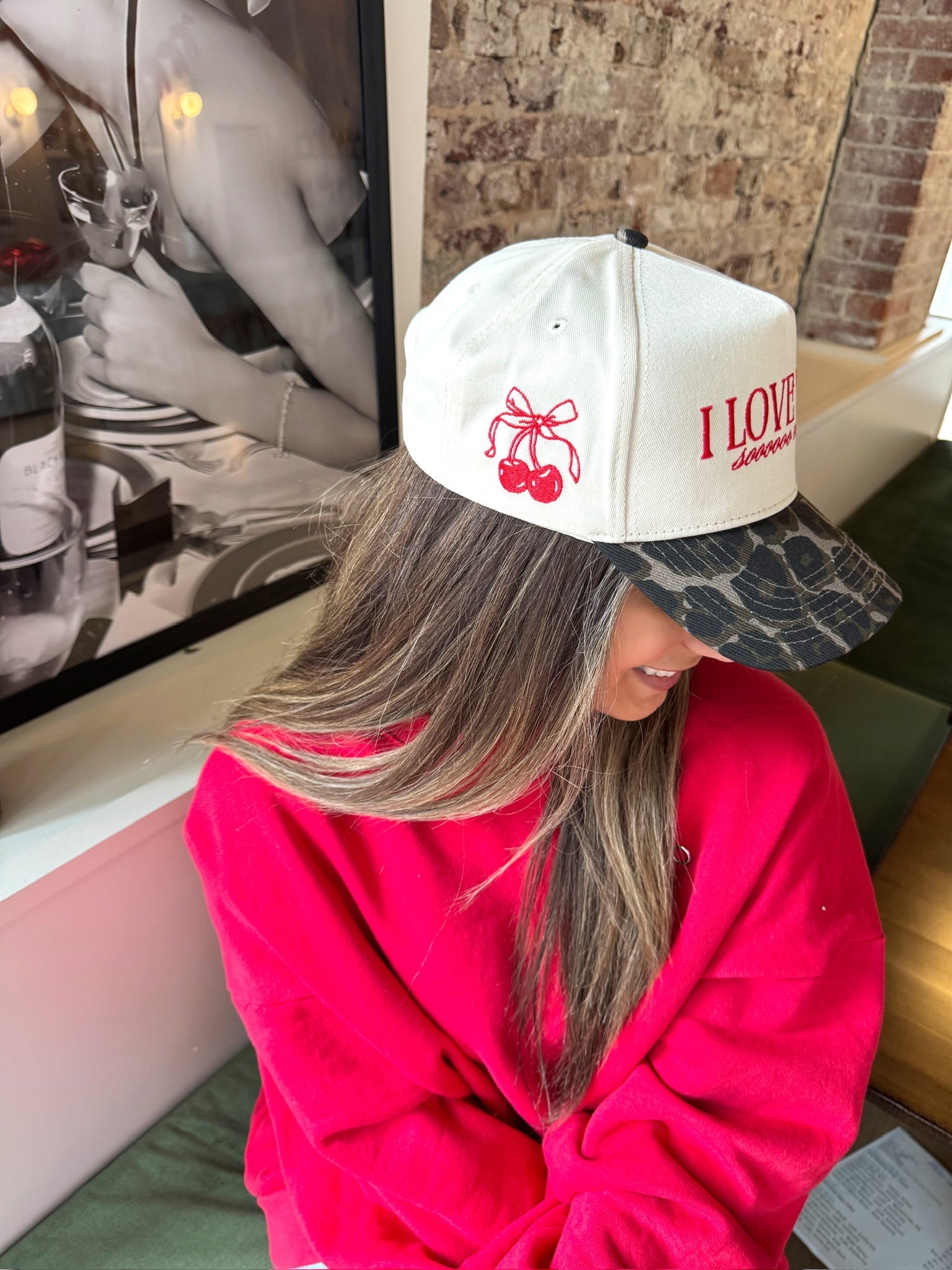 KenzKustomz I Love You Sooooo Much - Leopard Vintage Hat - PREORDER