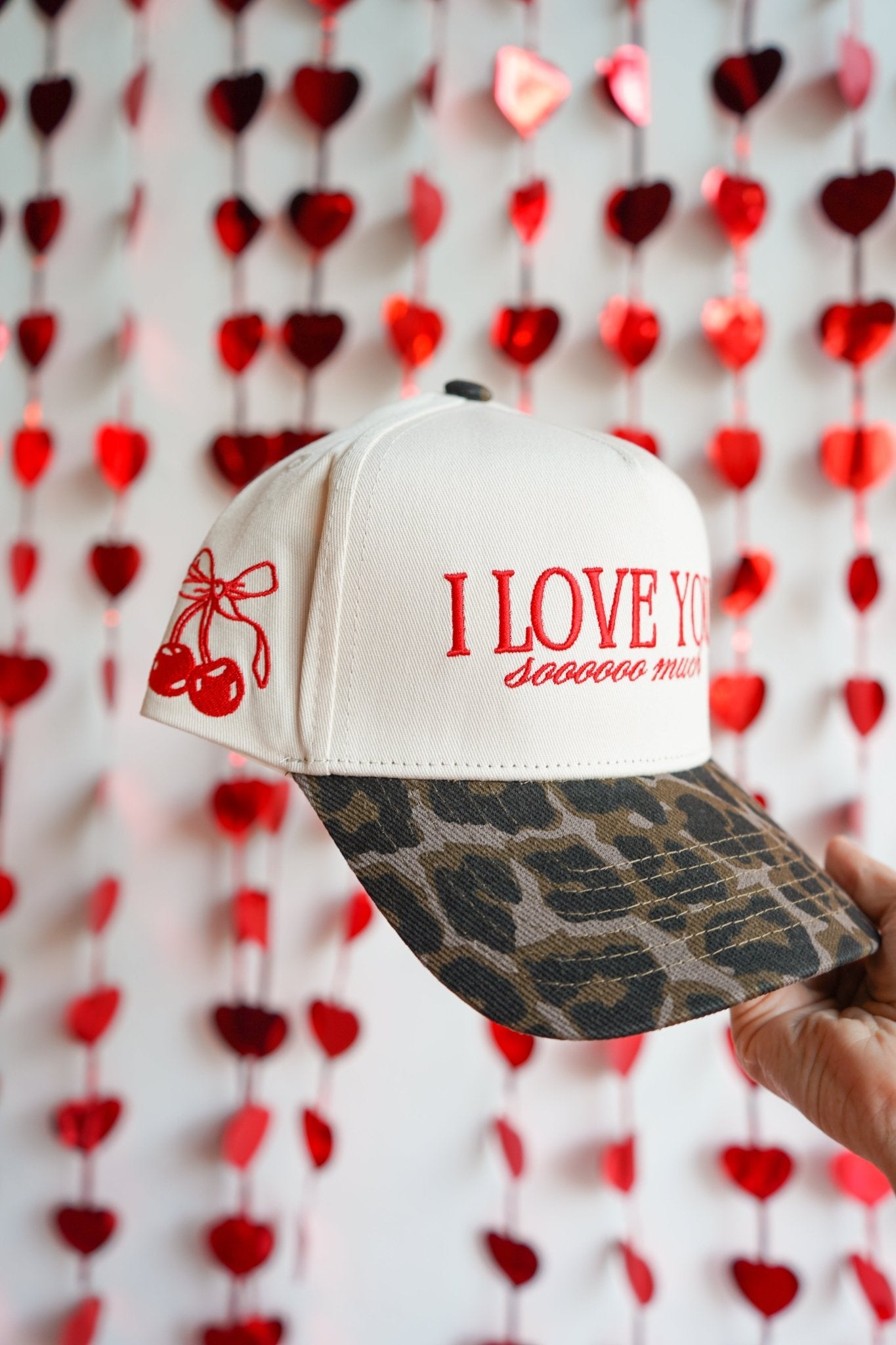 KenzKustomz I Love You Sooooo Much - Leopard Vintage Hat - PREORDER