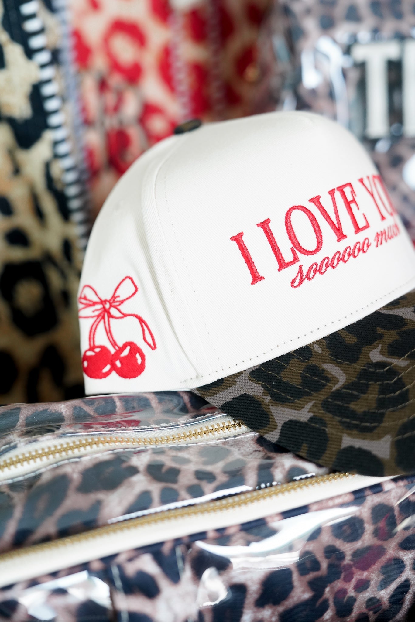 KenzKustomz I Love You Sooooo Much - Leopard Vintage Hat - PREORDER