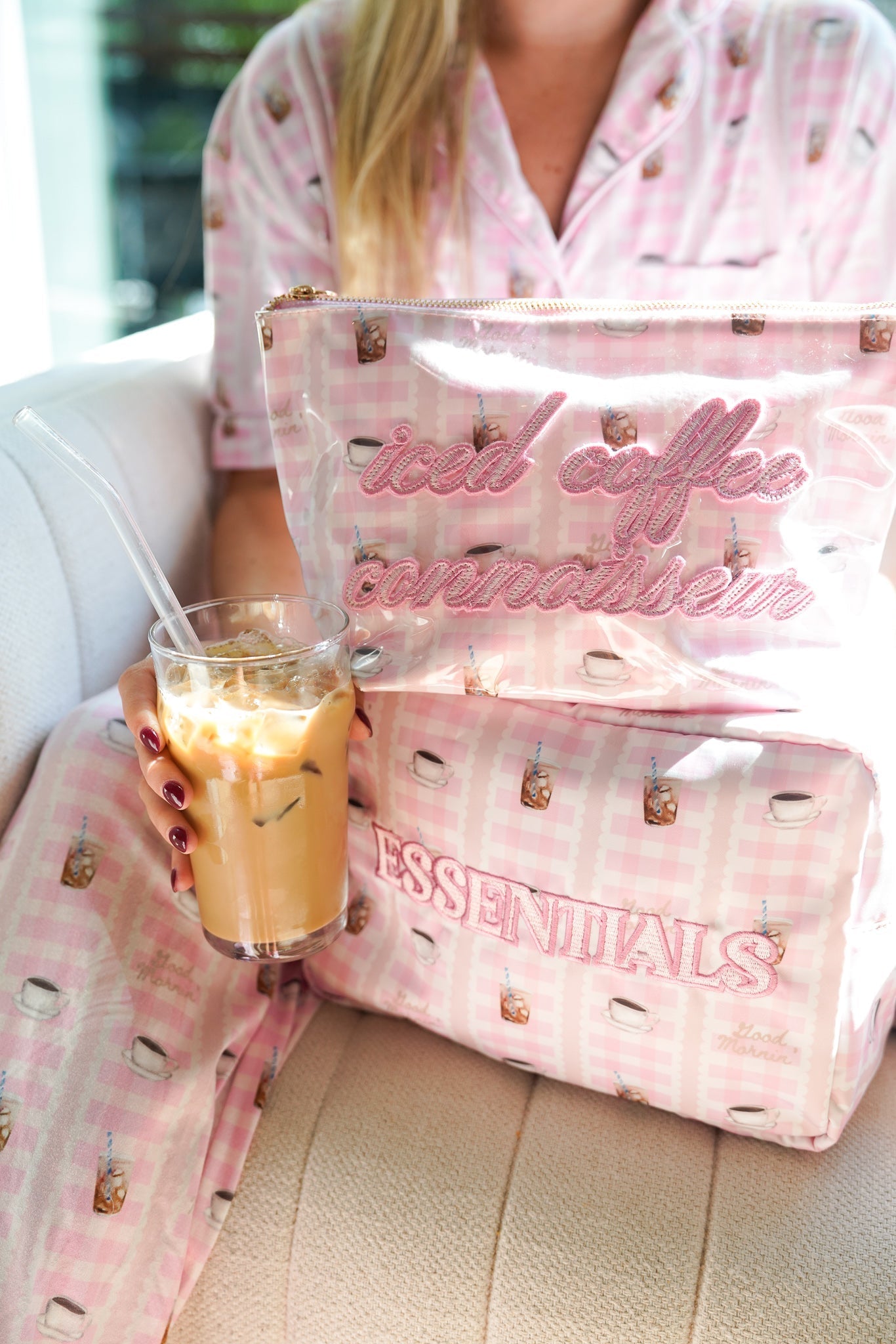 KenzKustomz Iced Coffee Connoisseur - Clear Coat Bag