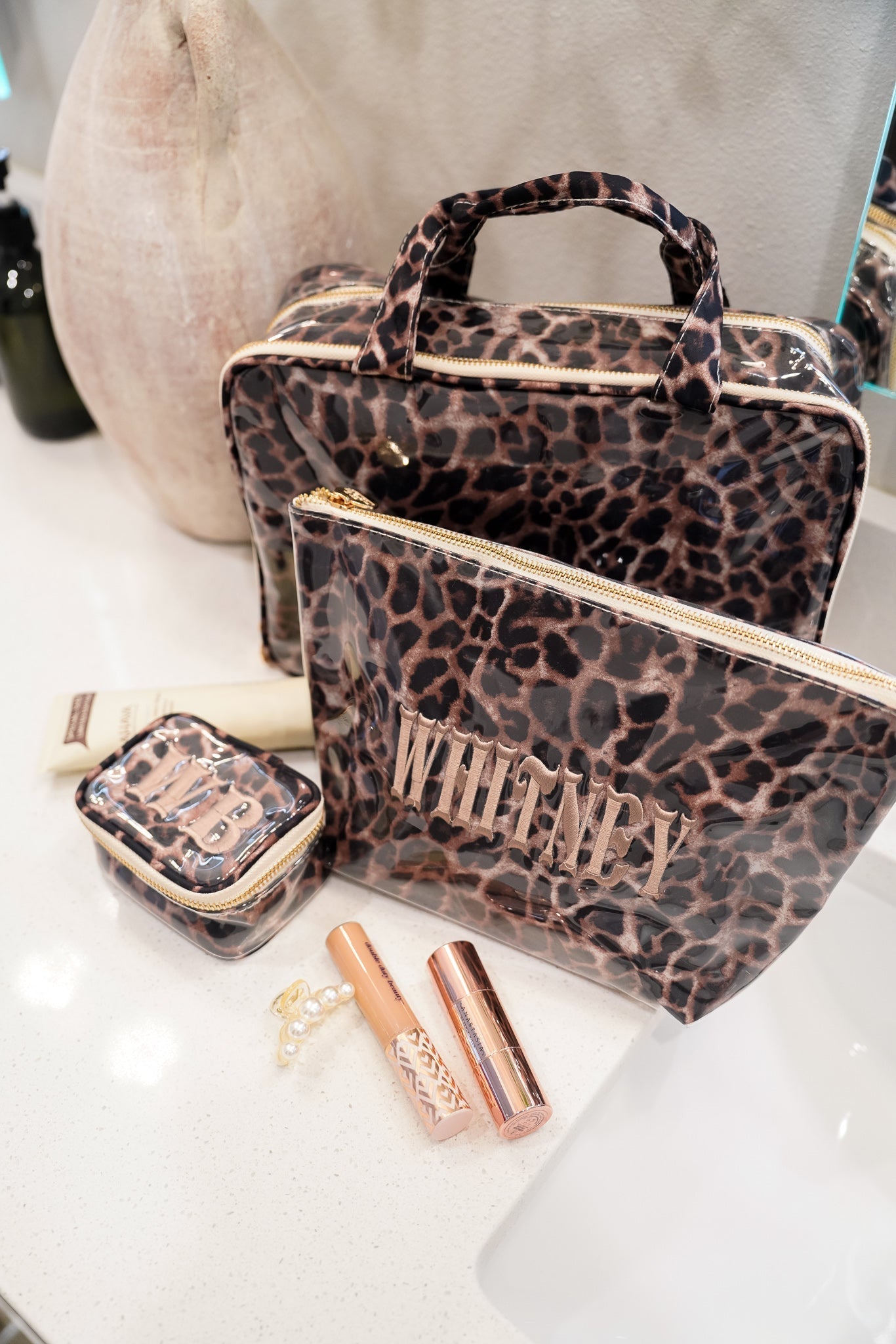 KenzKustomz Leopard - Clear Coat Bag For Embroidery