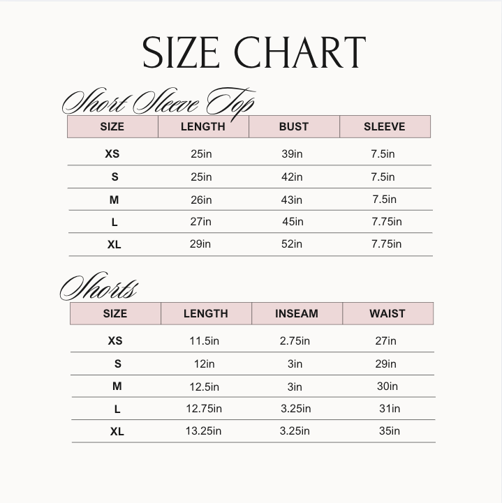 KenzKustomz Pink Beach - Short Sleeve Pajama Set