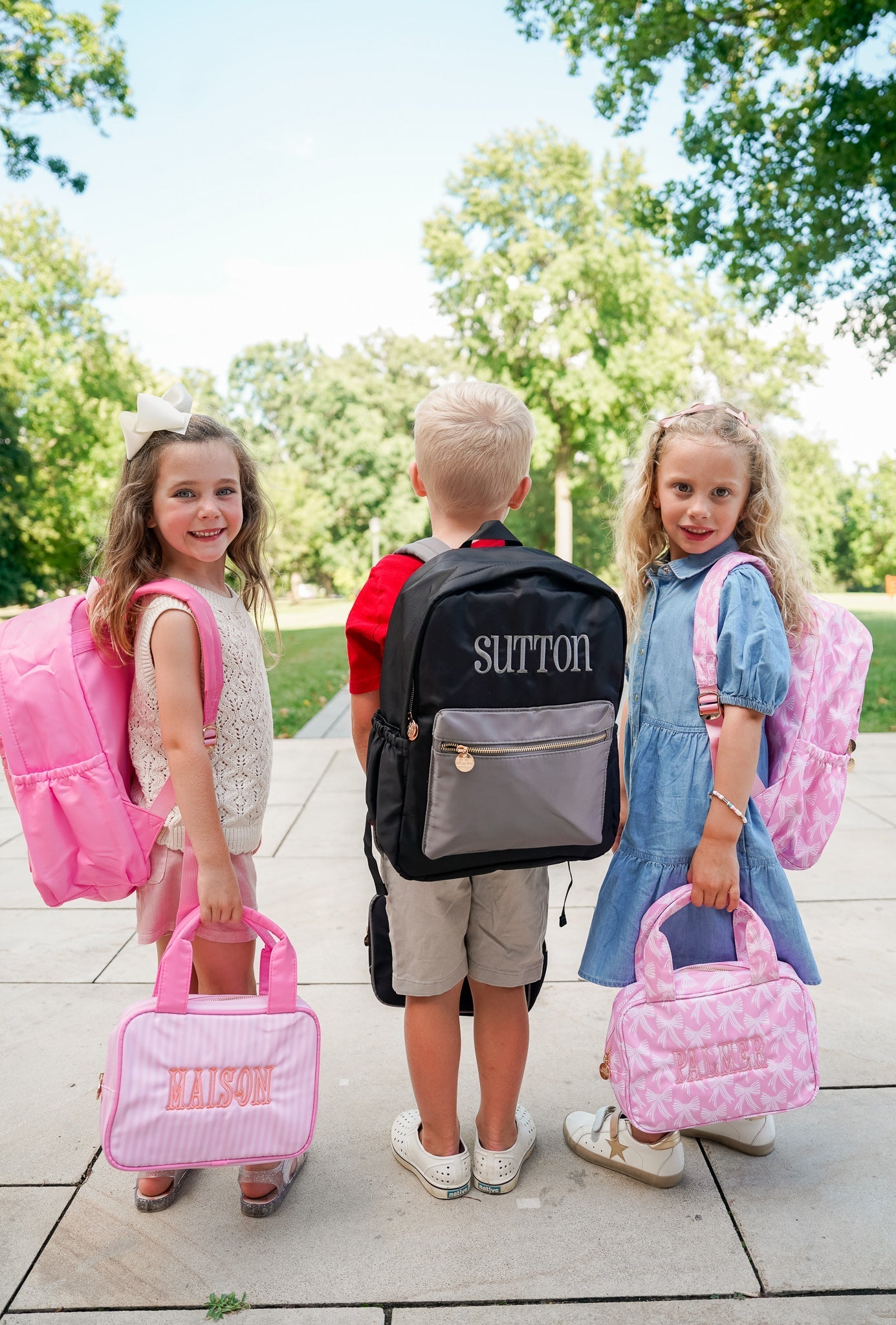 KenzKustomz Pink Stripe Backpack