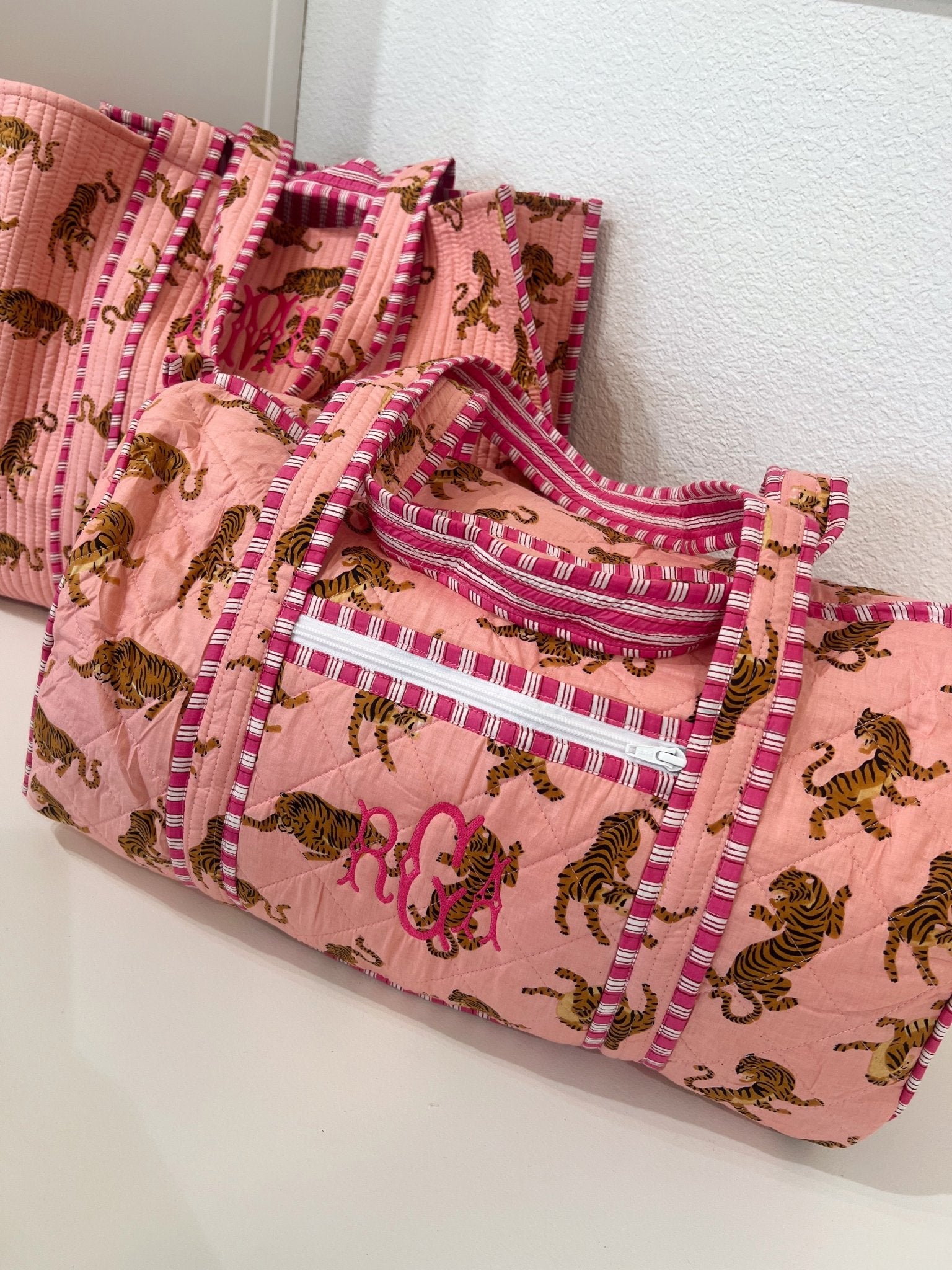 KenzKustomz Quilted Block - Print Duffel Bag