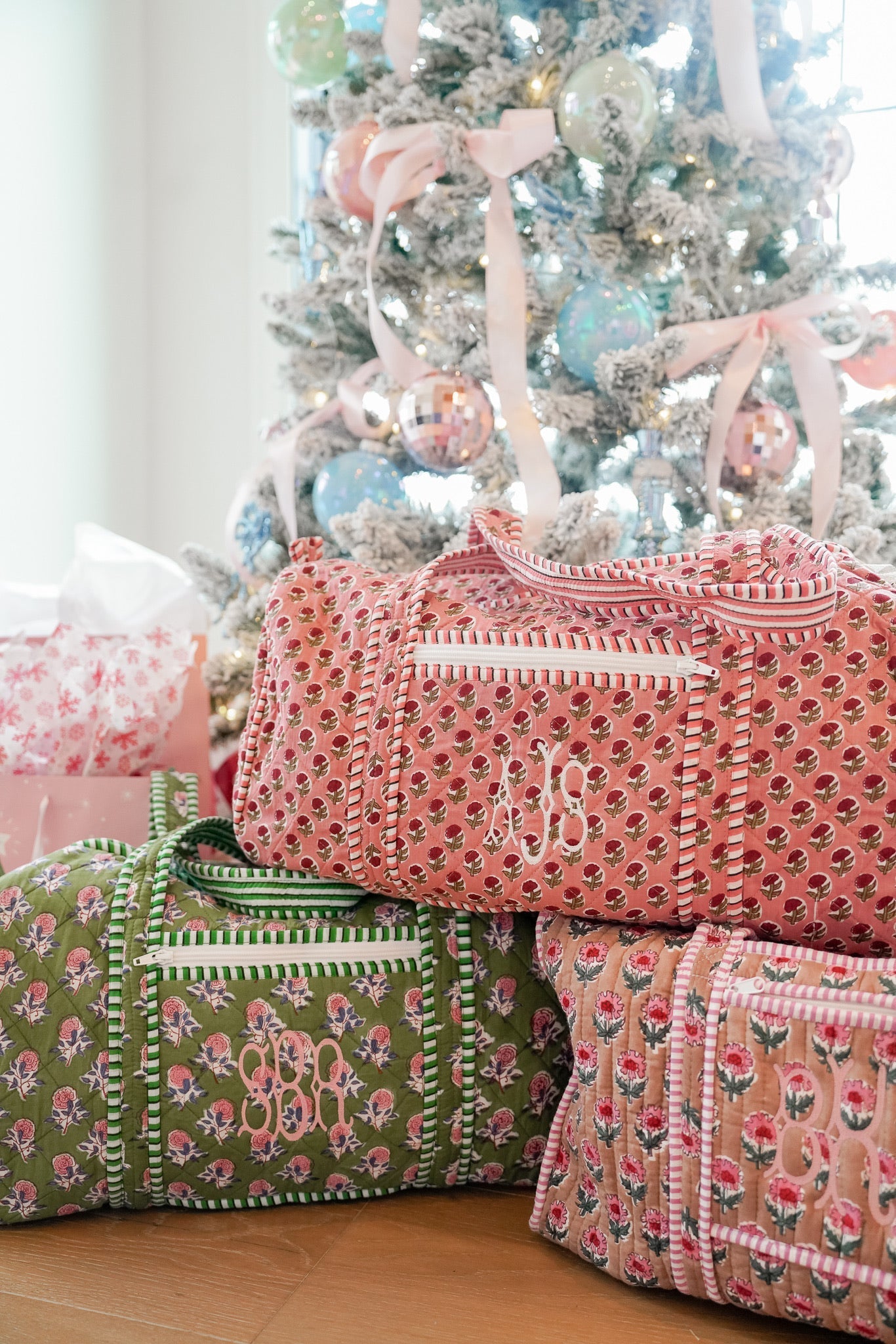 KenzKustomz Quilted Block - Print Duffel Bag