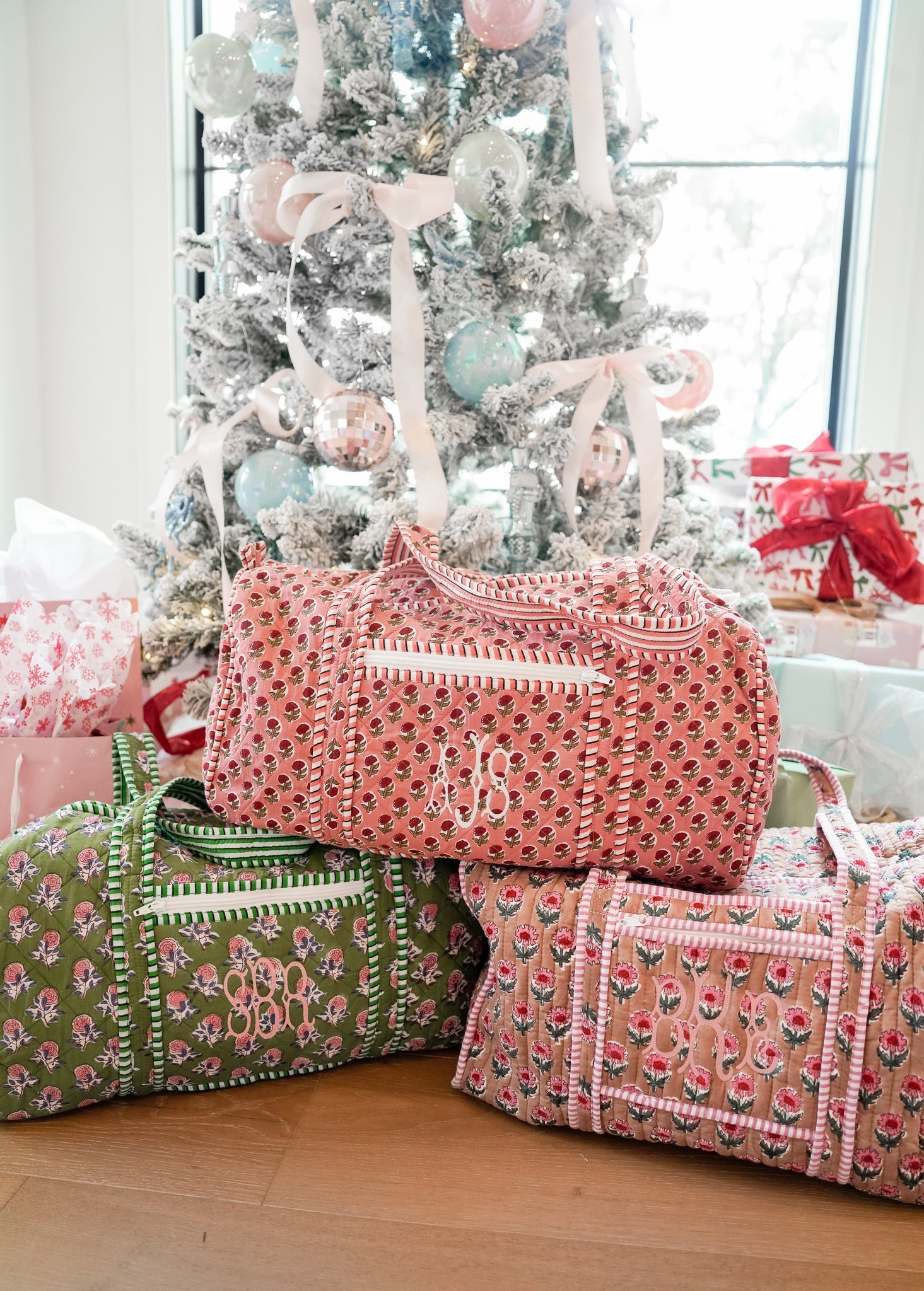 KenzKustomz Quilted Block - Print Duffel Bag