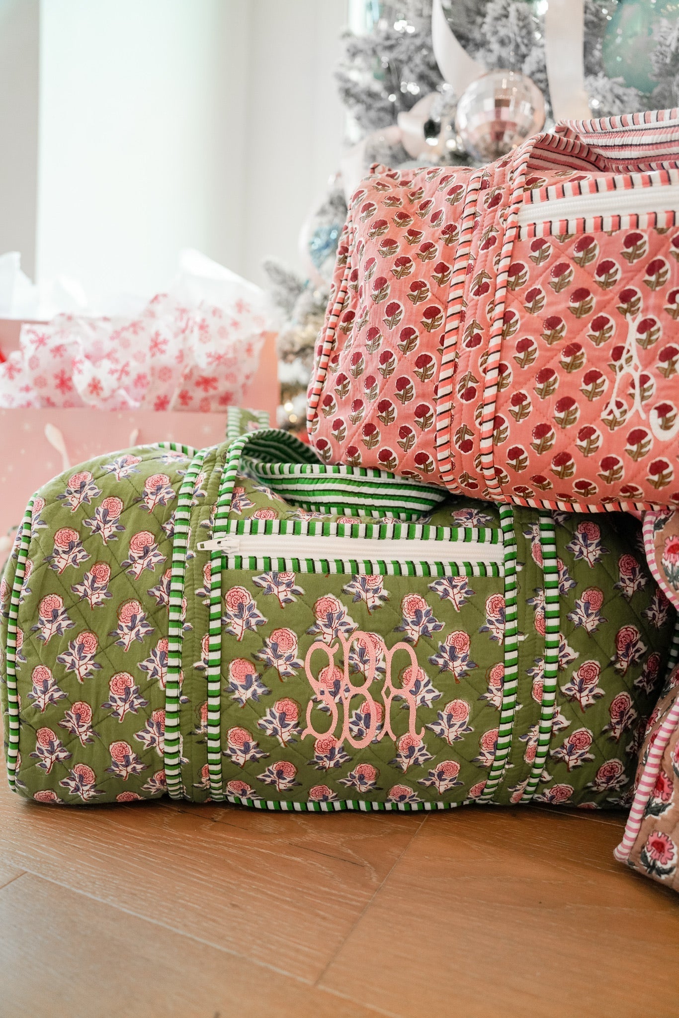 KenzKustomz Quilted Block - Print Duffel Bag