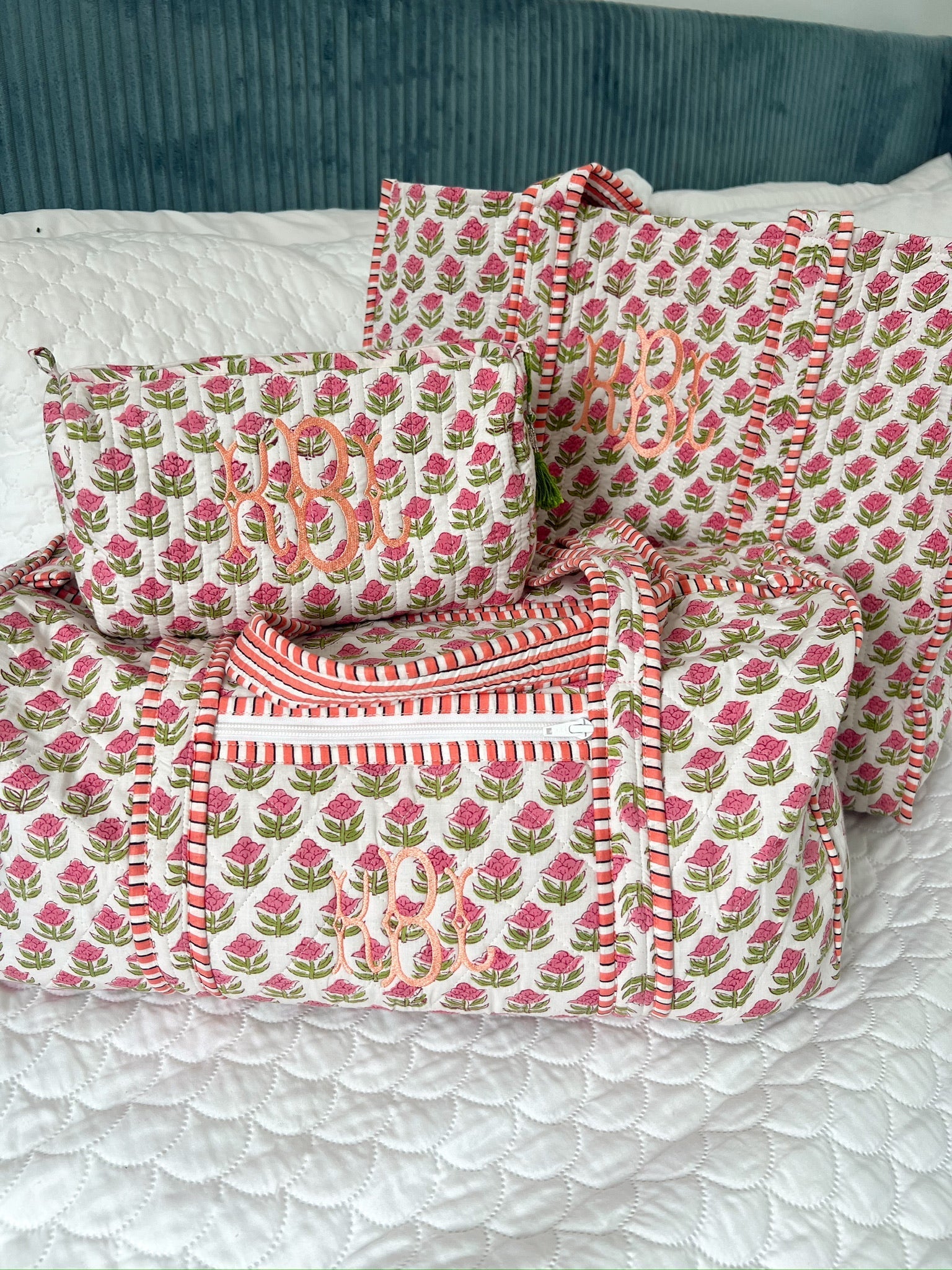 KenzKustomz Quilted Block - Print Duffel Bag