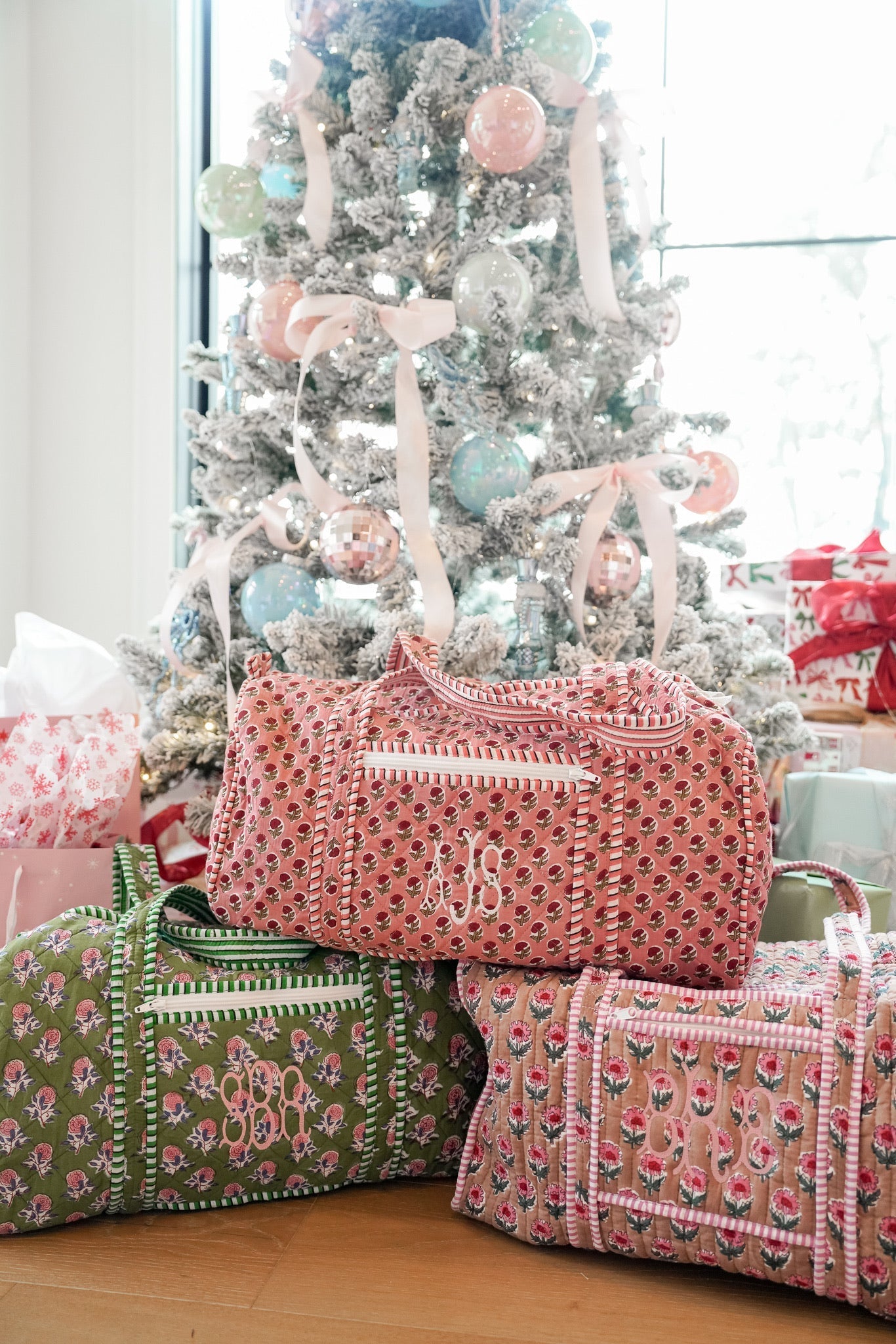 KenzKustomz Quilted Block - Print Duffel Bag