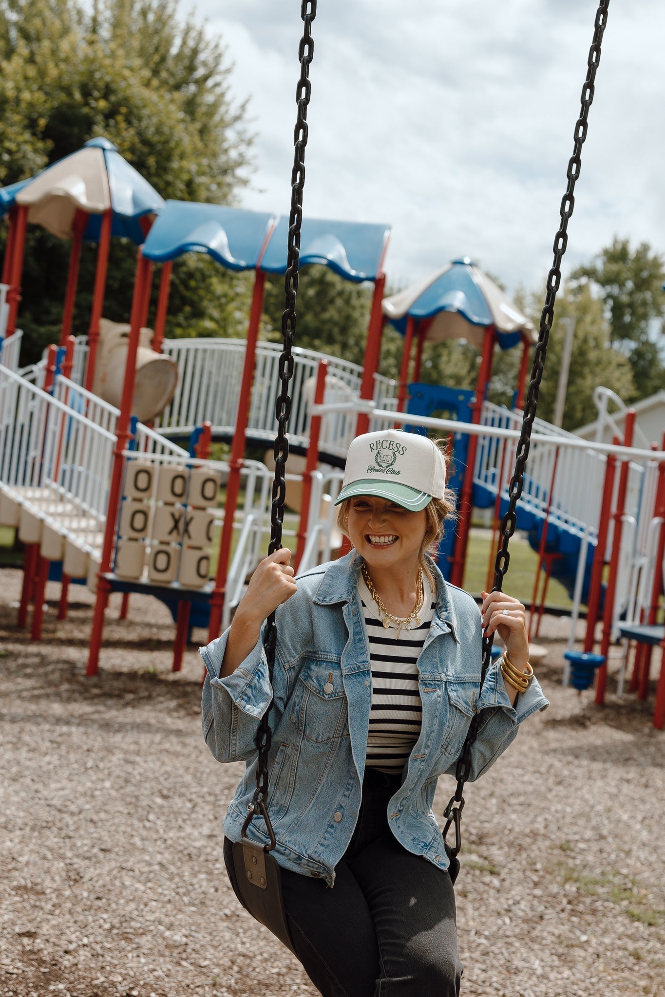 KenzKustomz Recess Social Club - Green Vintage Trucker Hat