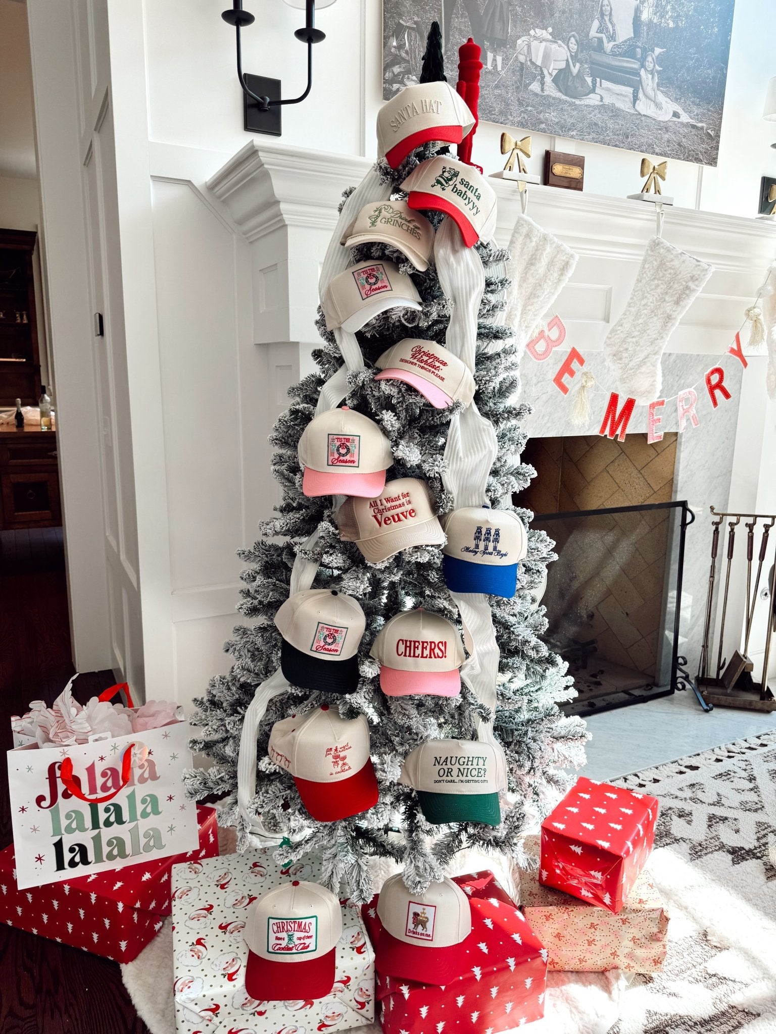 KenzKustomz Santa Hat - Red Vintage Trucker Hat