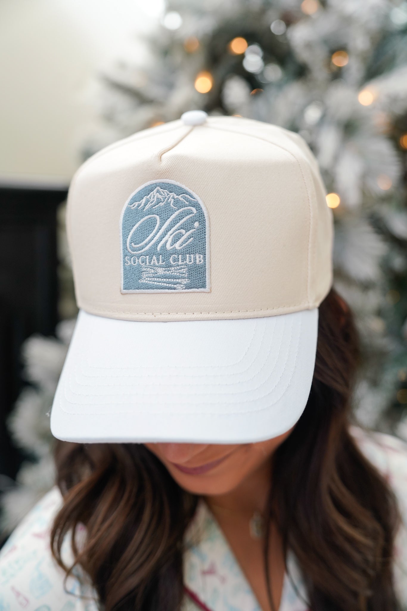 KenzKustomz Ski Club - White Vintage Trucker Hat