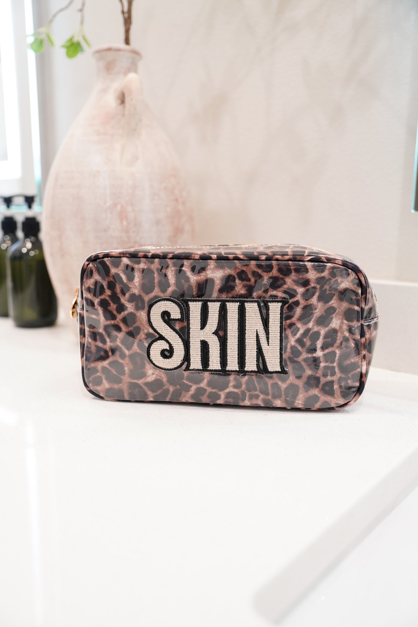 KenzKustomz Skin - Leopard Clear Coat Large Bag