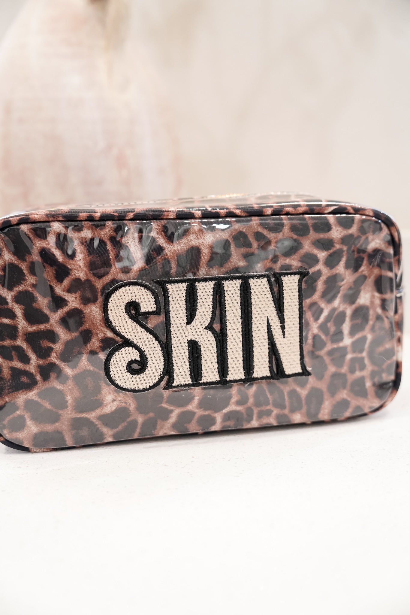 KenzKustomz Skin - Leopard Clear Coat Large Bag