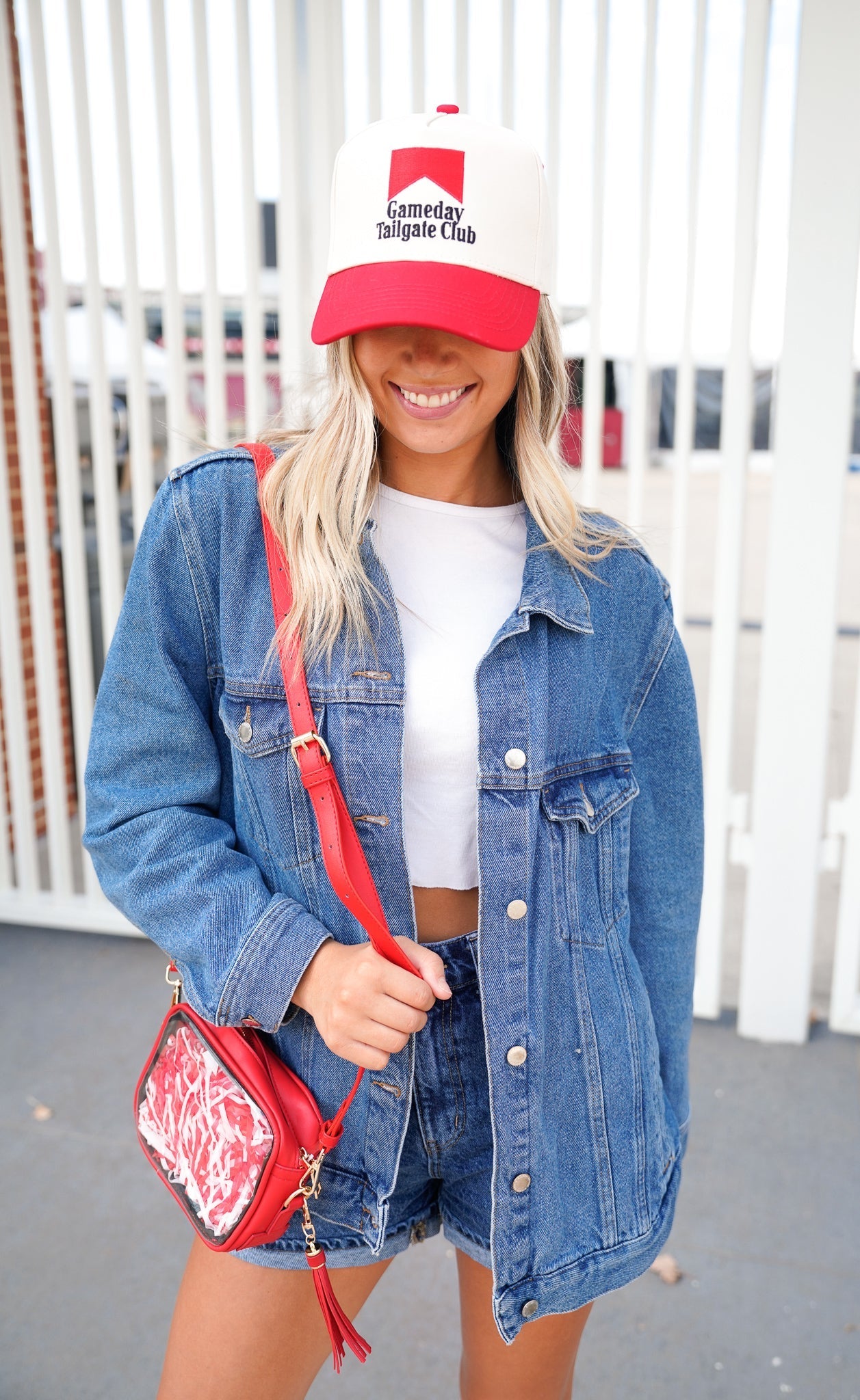 KenzKustomz Stadium Approved Clear Purse With Tassle