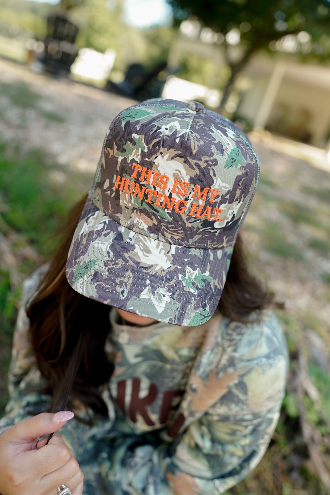 KenzKustomz This is my Hunting Hat. - Camo Trucker Hat