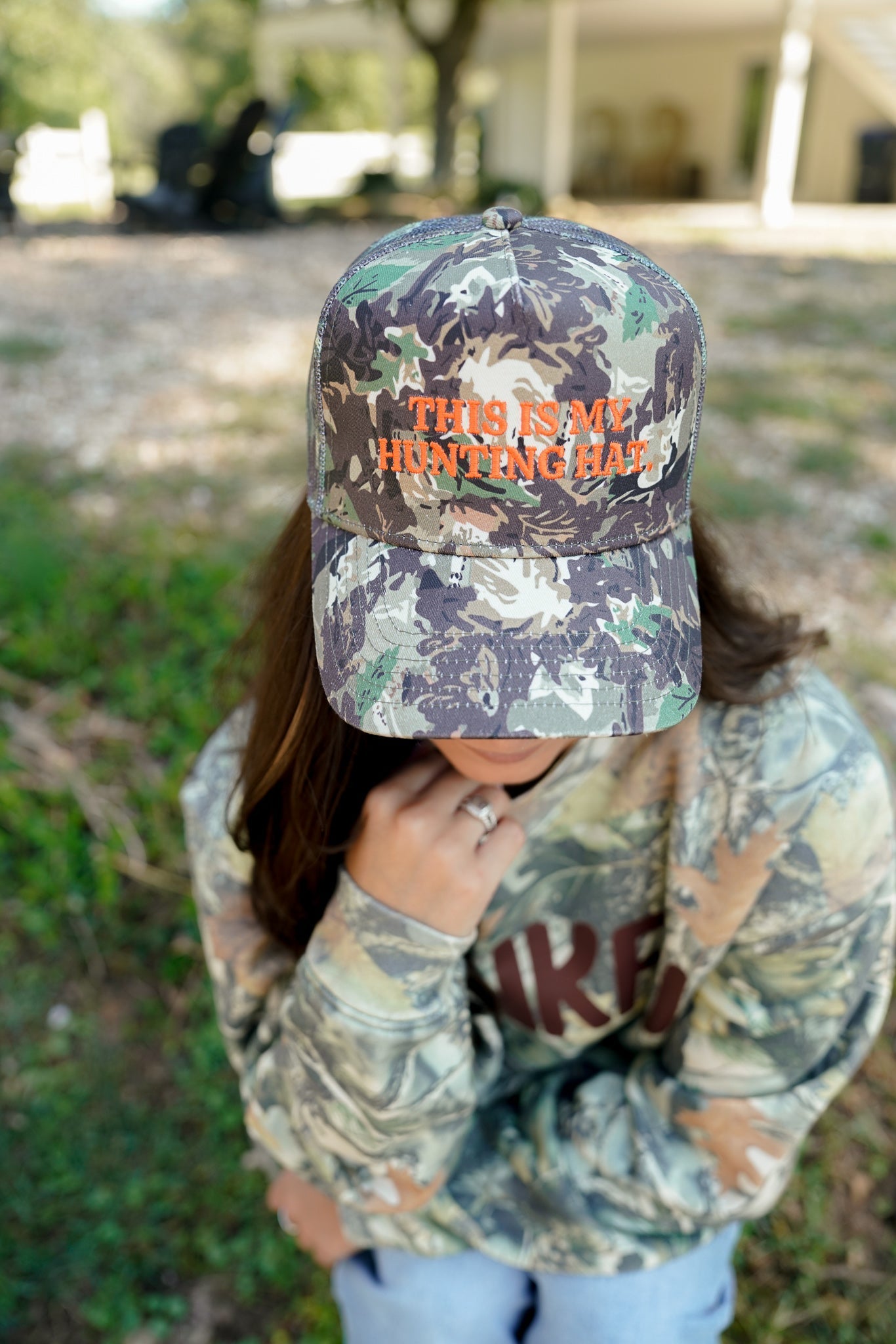 KenzKustomz This is my Hunting Hat. - Camo Trucker Hat
