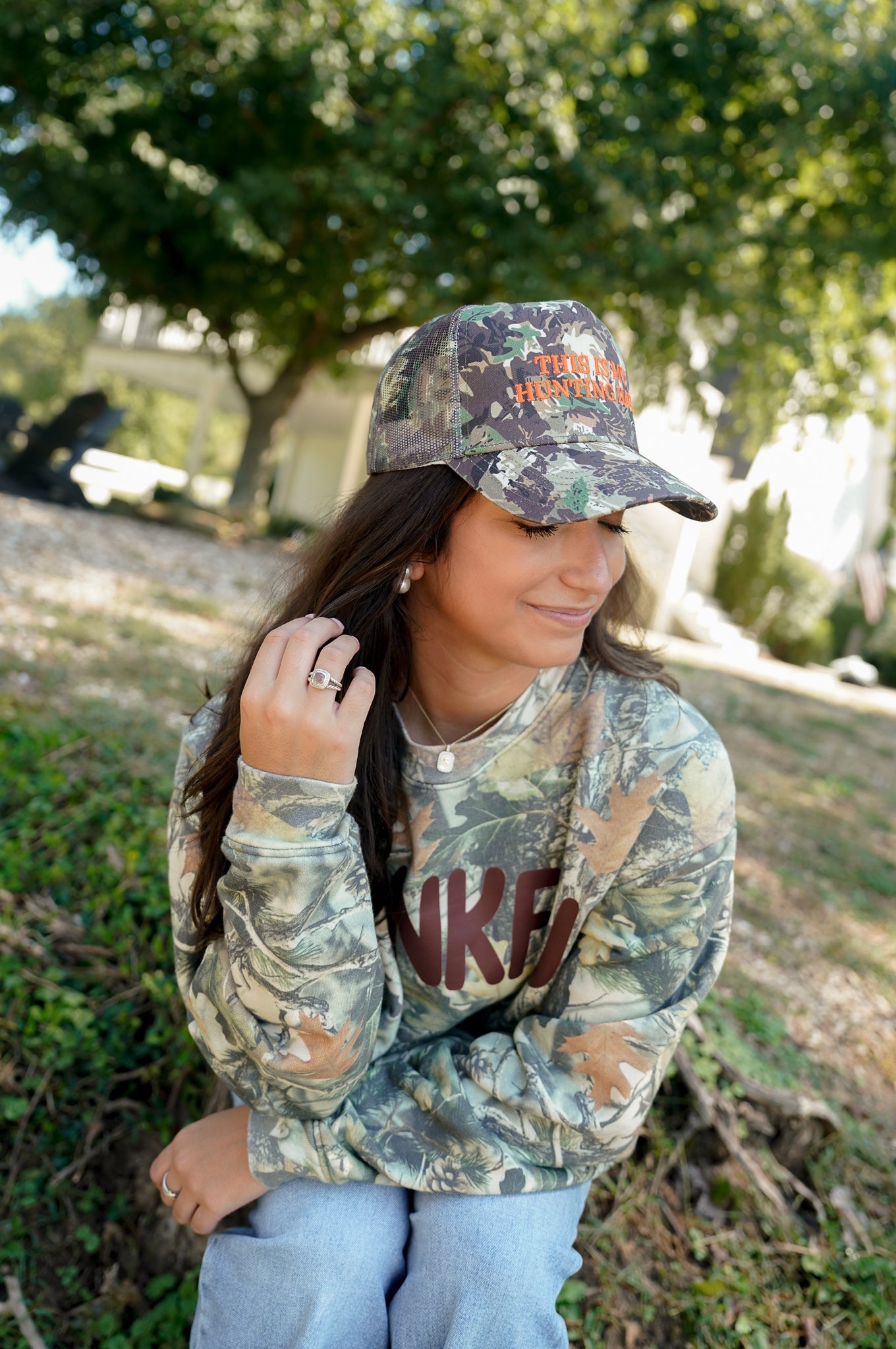KenzKustomz This is my Hunting Hat. - Camo Trucker Hat