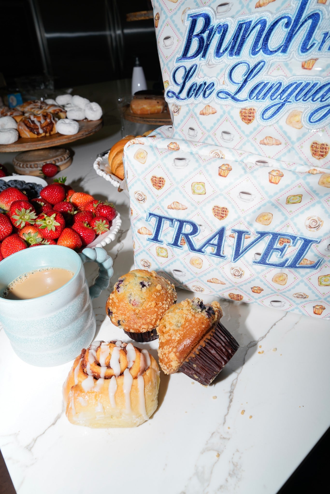 KenzKustomz Travel XL - Blue Breakfast