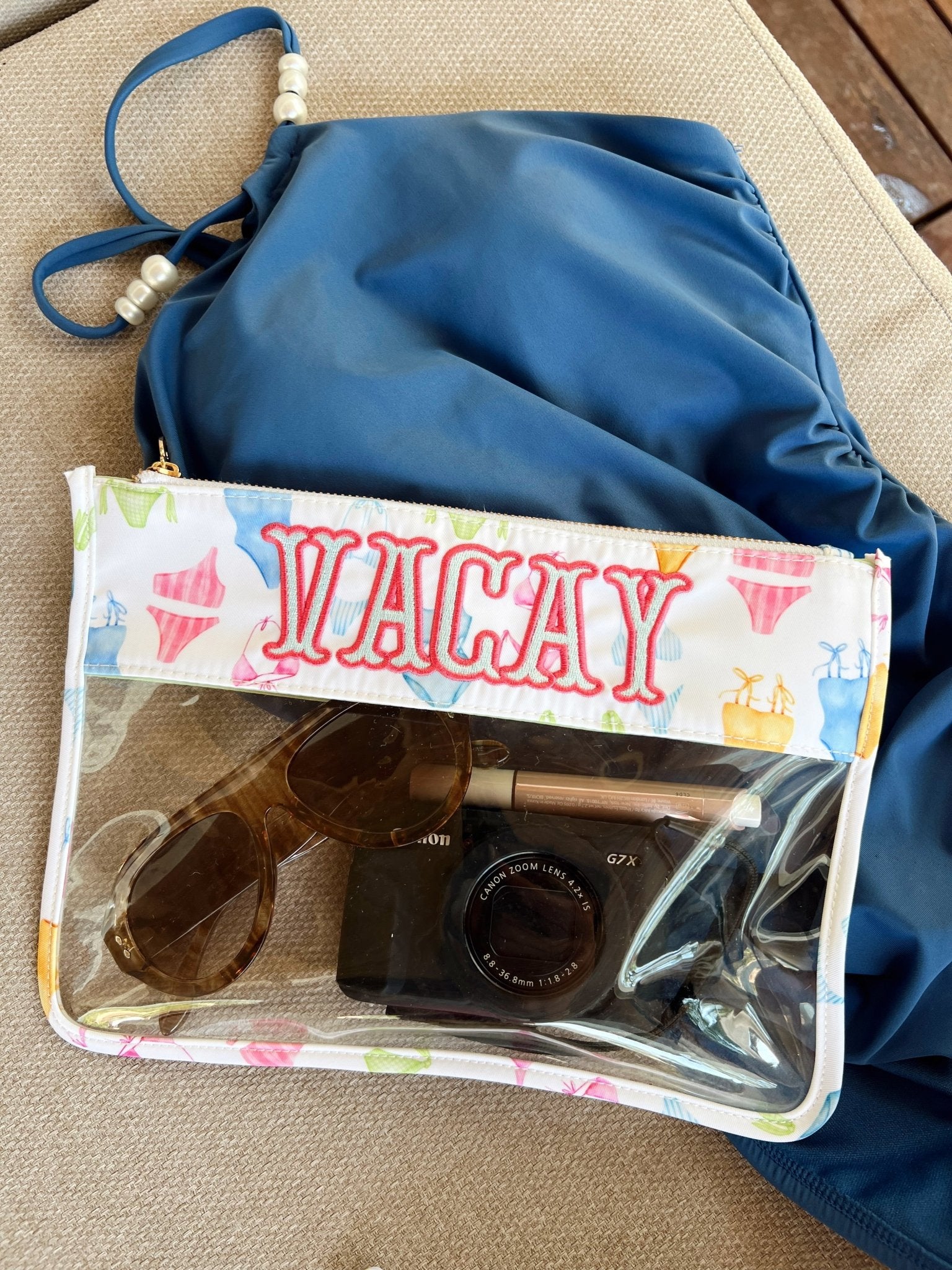 KenzKustomz Vacay - Bikinis Clear Pouch