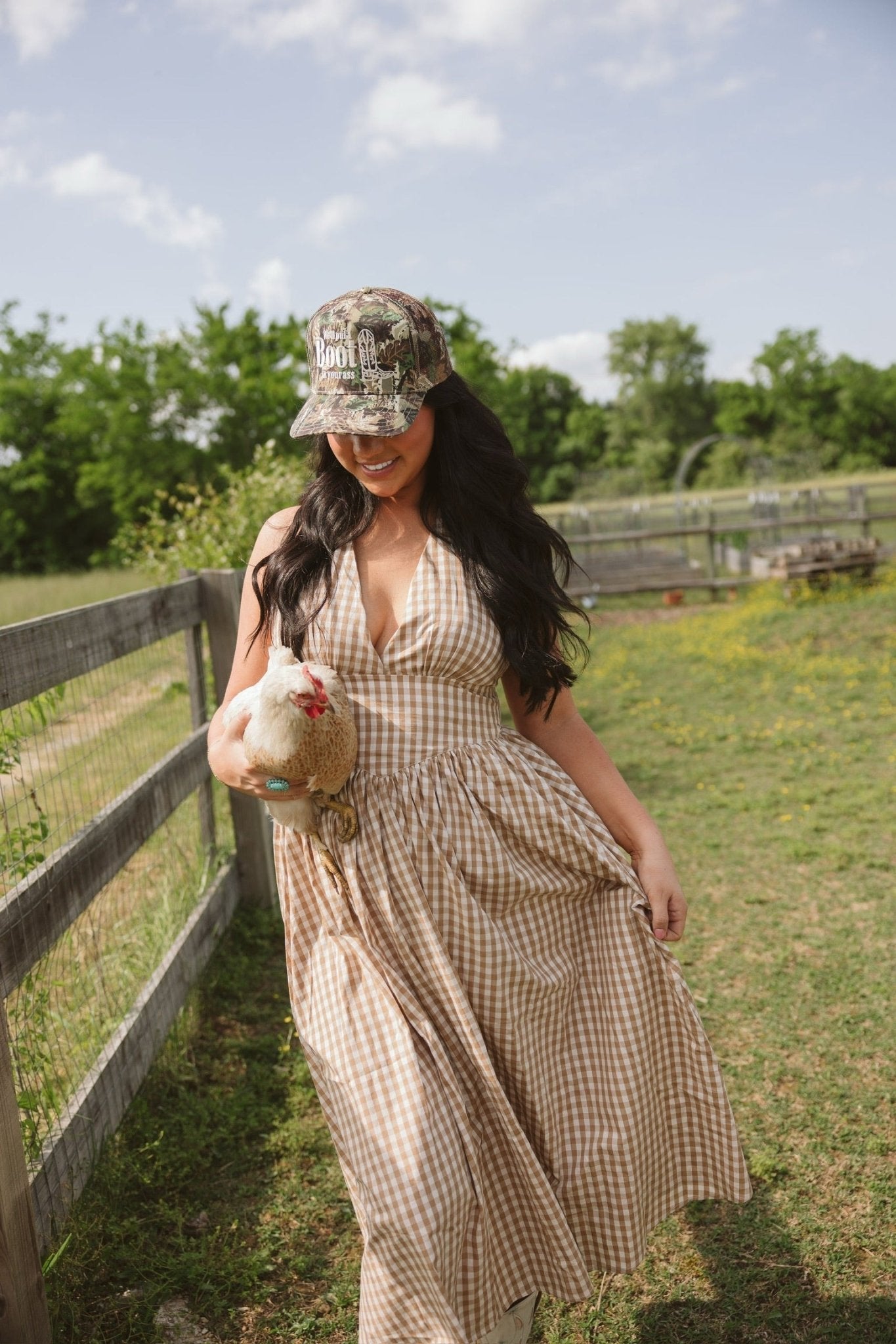 KenzKustomz We'll Put A Boot in your Ass - Camo Trucker Hat