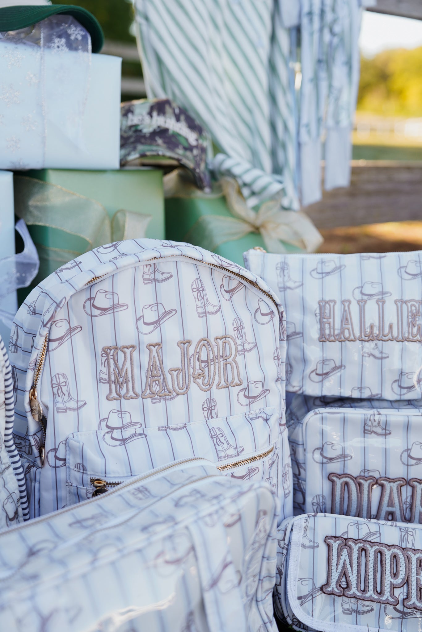 KenzKustomz Western Blues Backpack