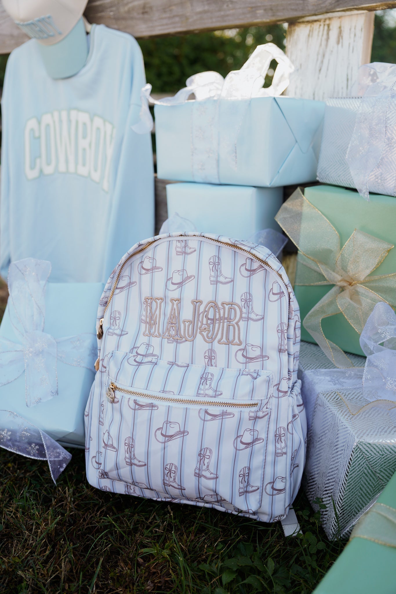 KenzKustomz Western Blues Backpack