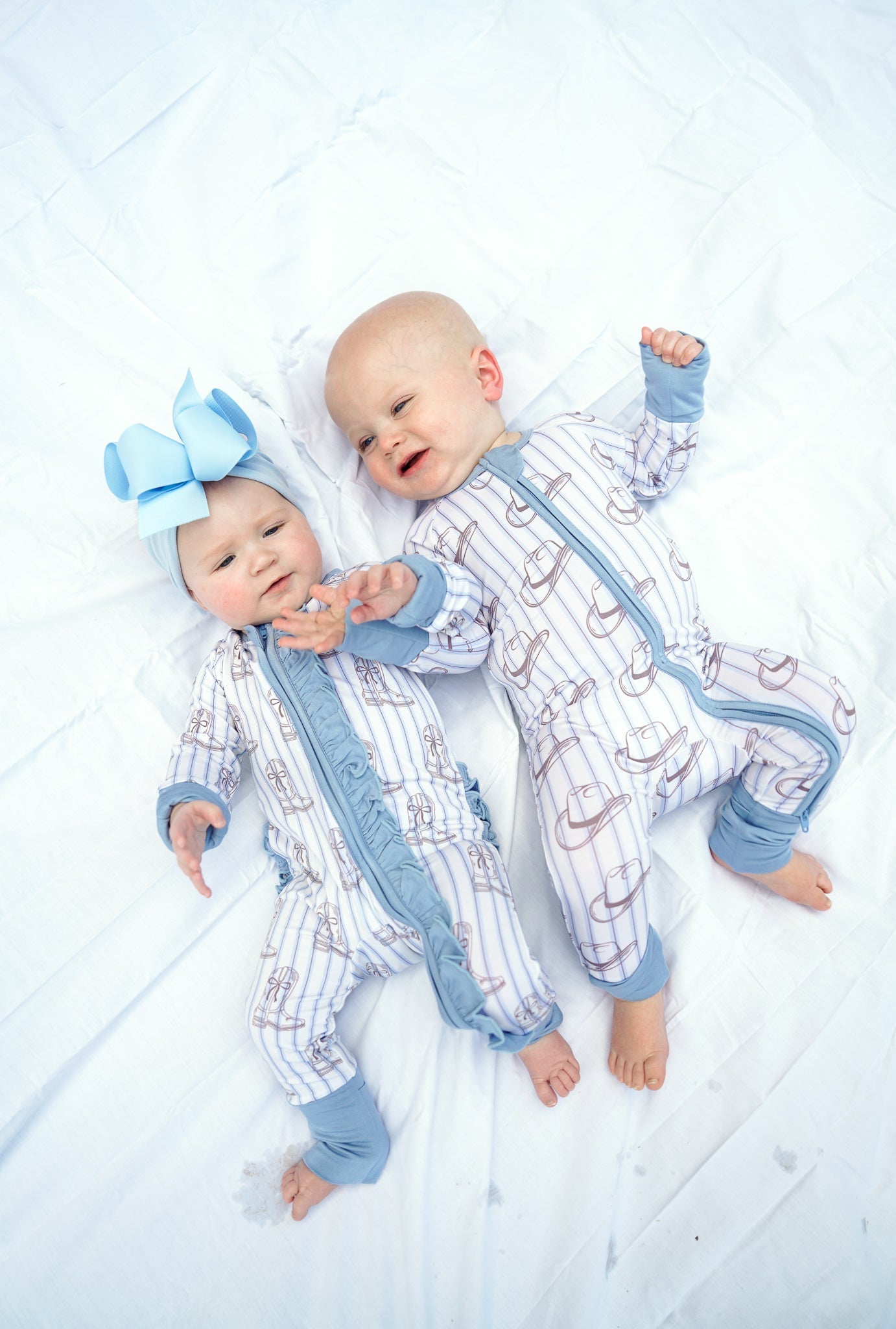 KenzKustomz Western Blues Striped - Bamboo Sleeper