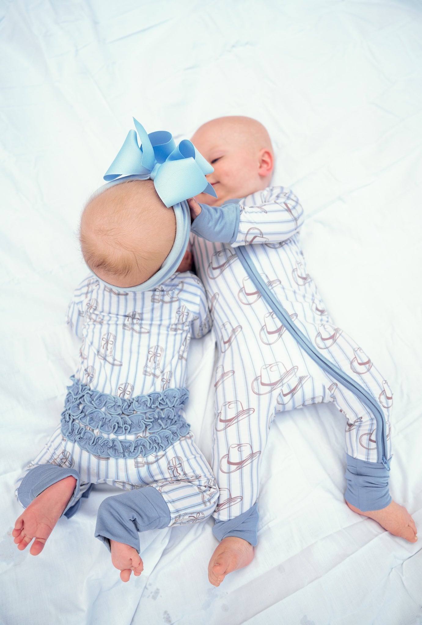 KenzKustomz Western Blues Striped - Bamboo Sleeper