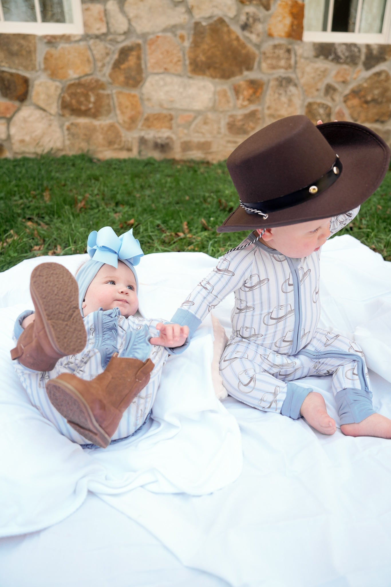 KenzKustomz Western Blues Striped - Bamboo Sleeper