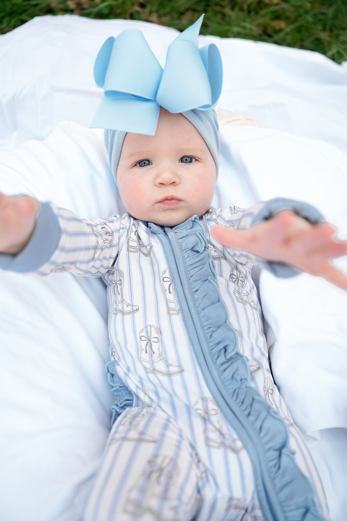 KenzKustomz Western Blues Striped - Bamboo Sleeper